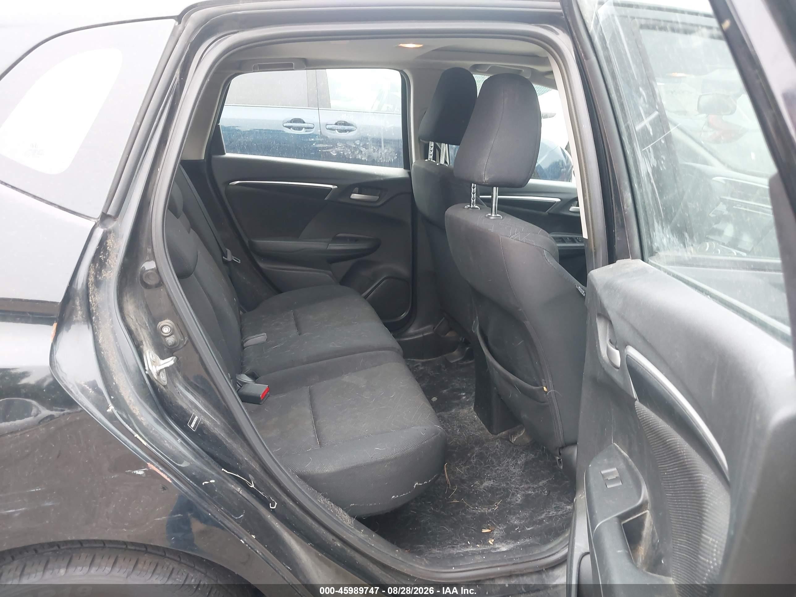 2015 Honda Fit Ex/ex-l Black vin: 3HGGK5H82FM705549