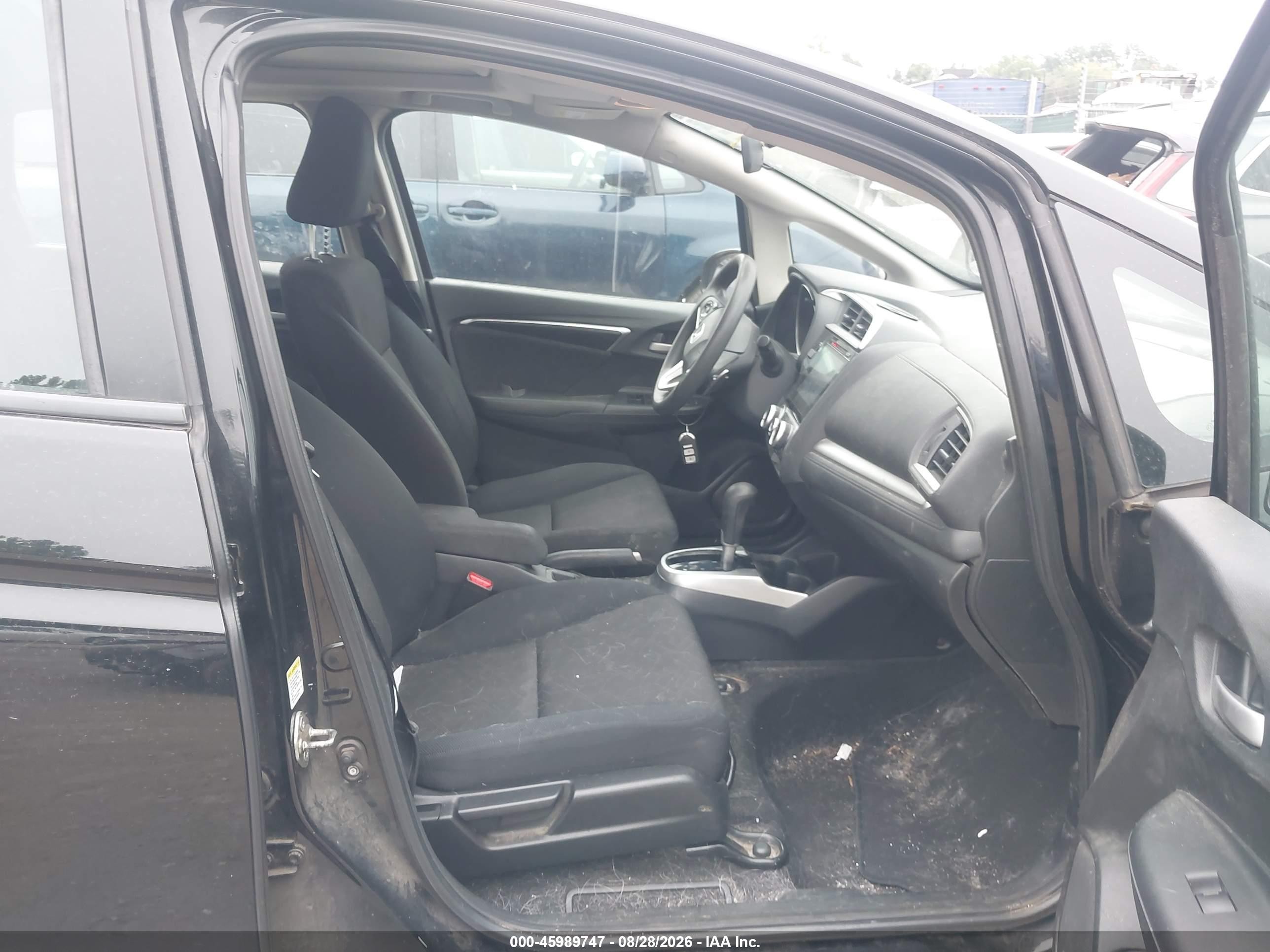 2015 Honda Fit Ex/ex-l Black vin: 3HGGK5H82FM705549