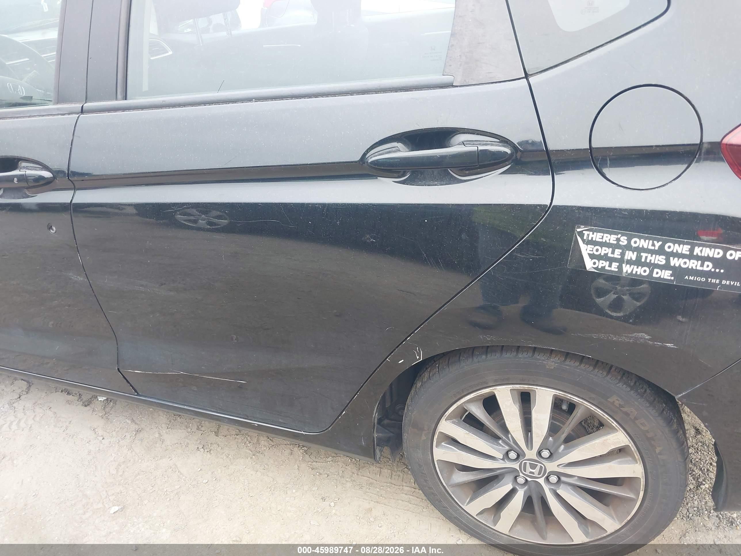 2015 Honda Fit Ex/ex-l Black vin: 3HGGK5H82FM705549