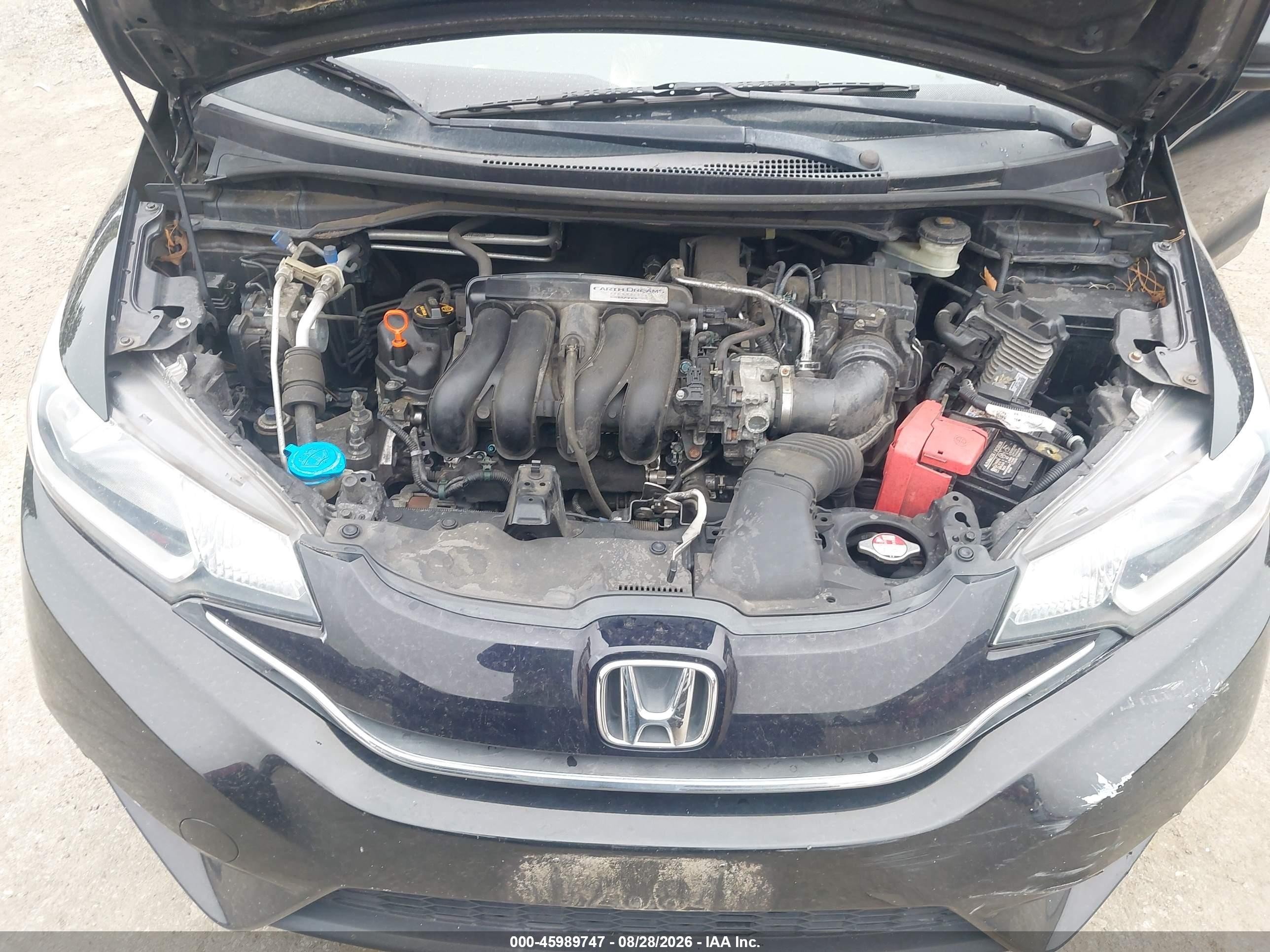 2015 Honda Fit Ex/ex-l Black vin: 3HGGK5H82FM705549
