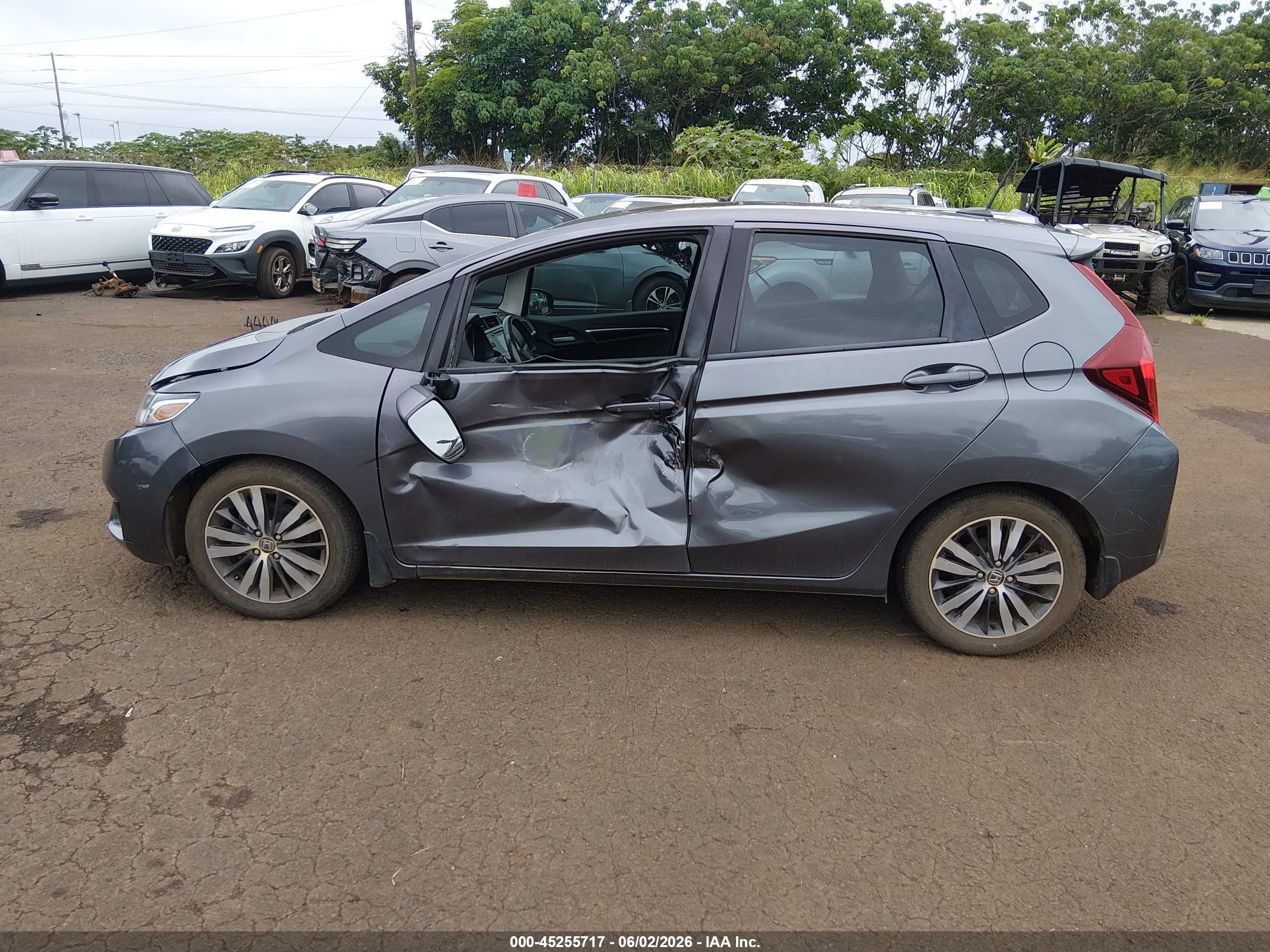 2015 Honda Fit Ex/ex-l Black vin: 3HGGK5H82FM706278