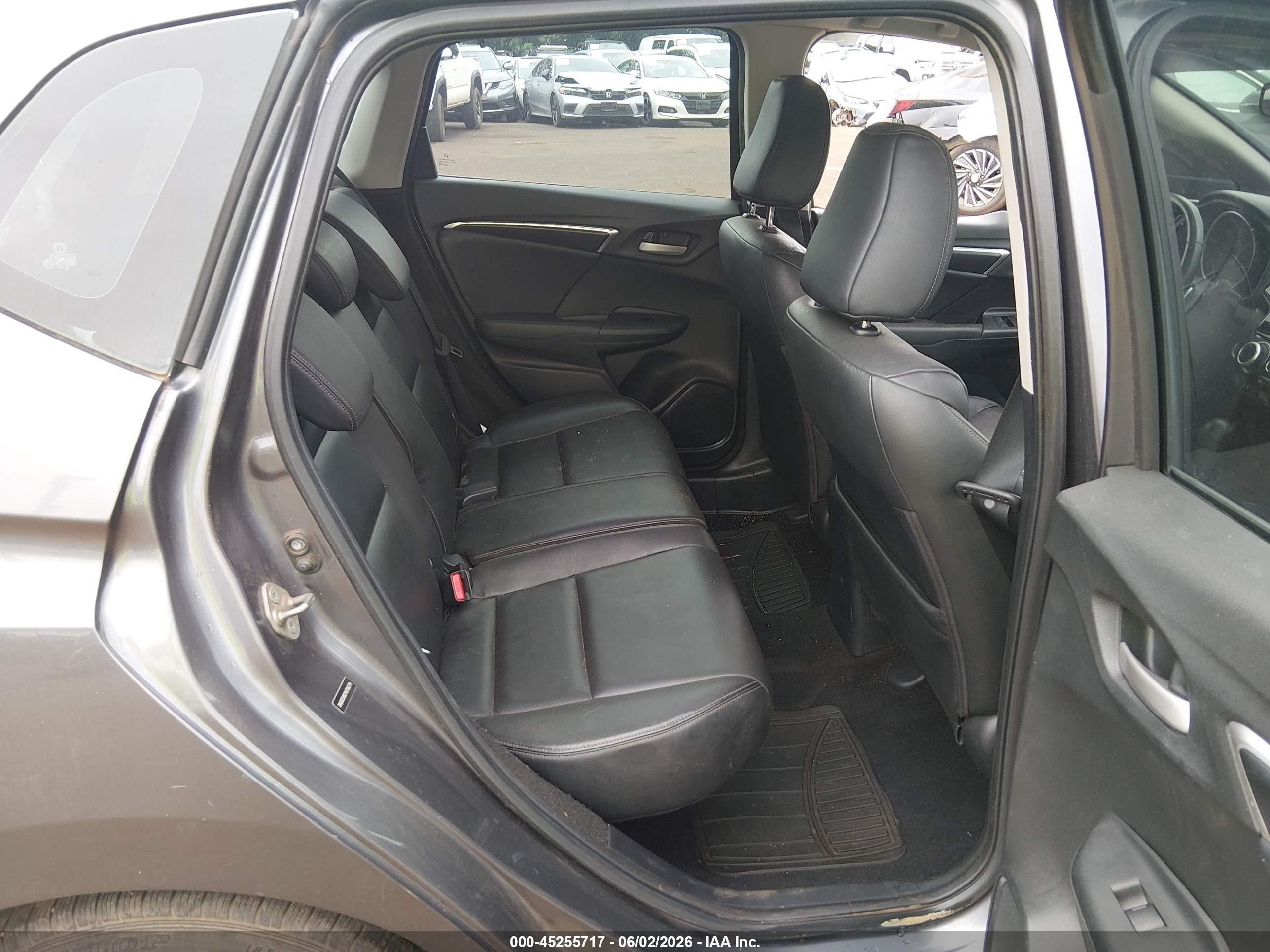 2015 Honda Fit Ex/ex-l Black vin: 3HGGK5H82FM706278