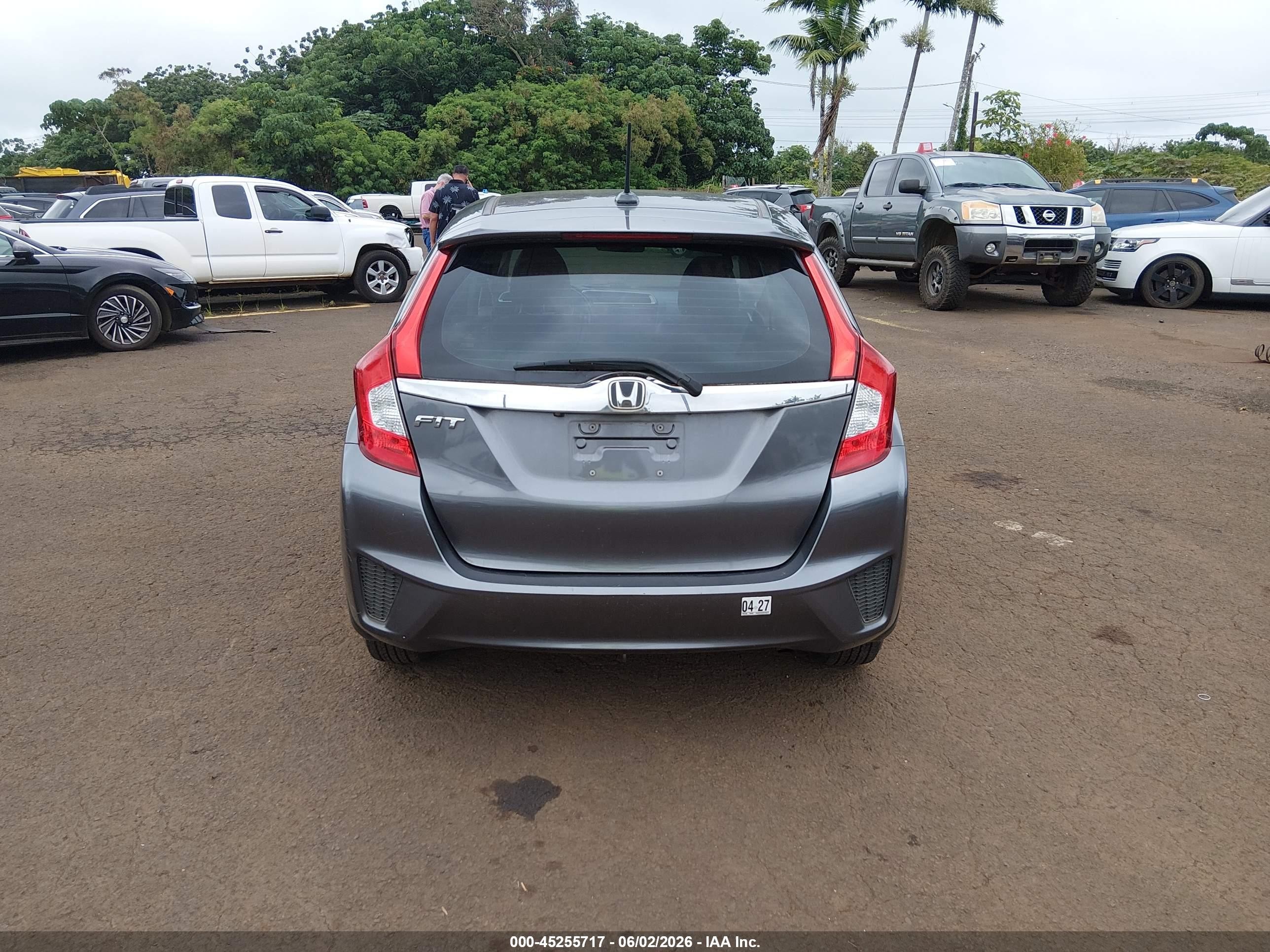 2015 Honda Fit Ex/ex-l Black vin: 3HGGK5H82FM706278