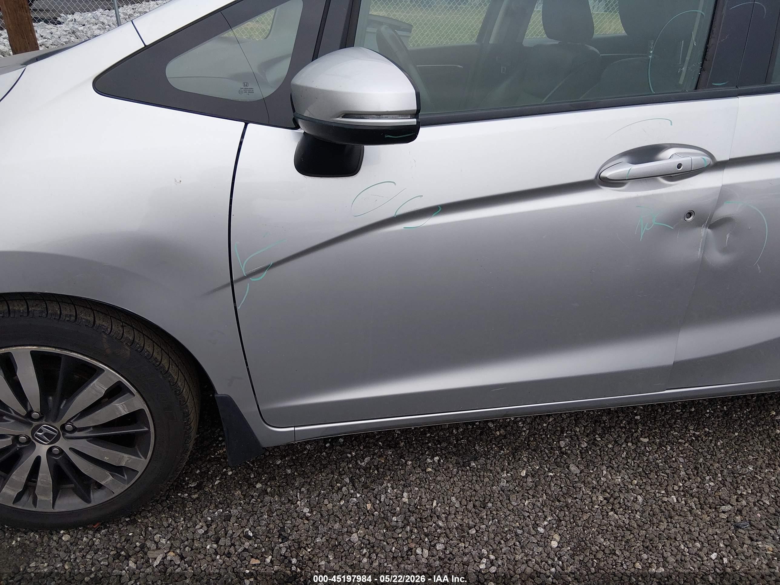 2015 Honda Fit Ex/ex-l Silver vin: 3HGGK5H82FM710301