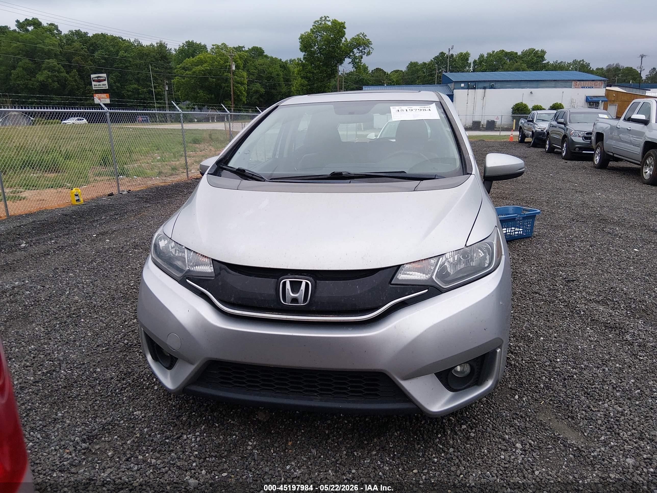 2015 Honda Fit Ex/ex-l Silver vin: 3HGGK5H82FM710301