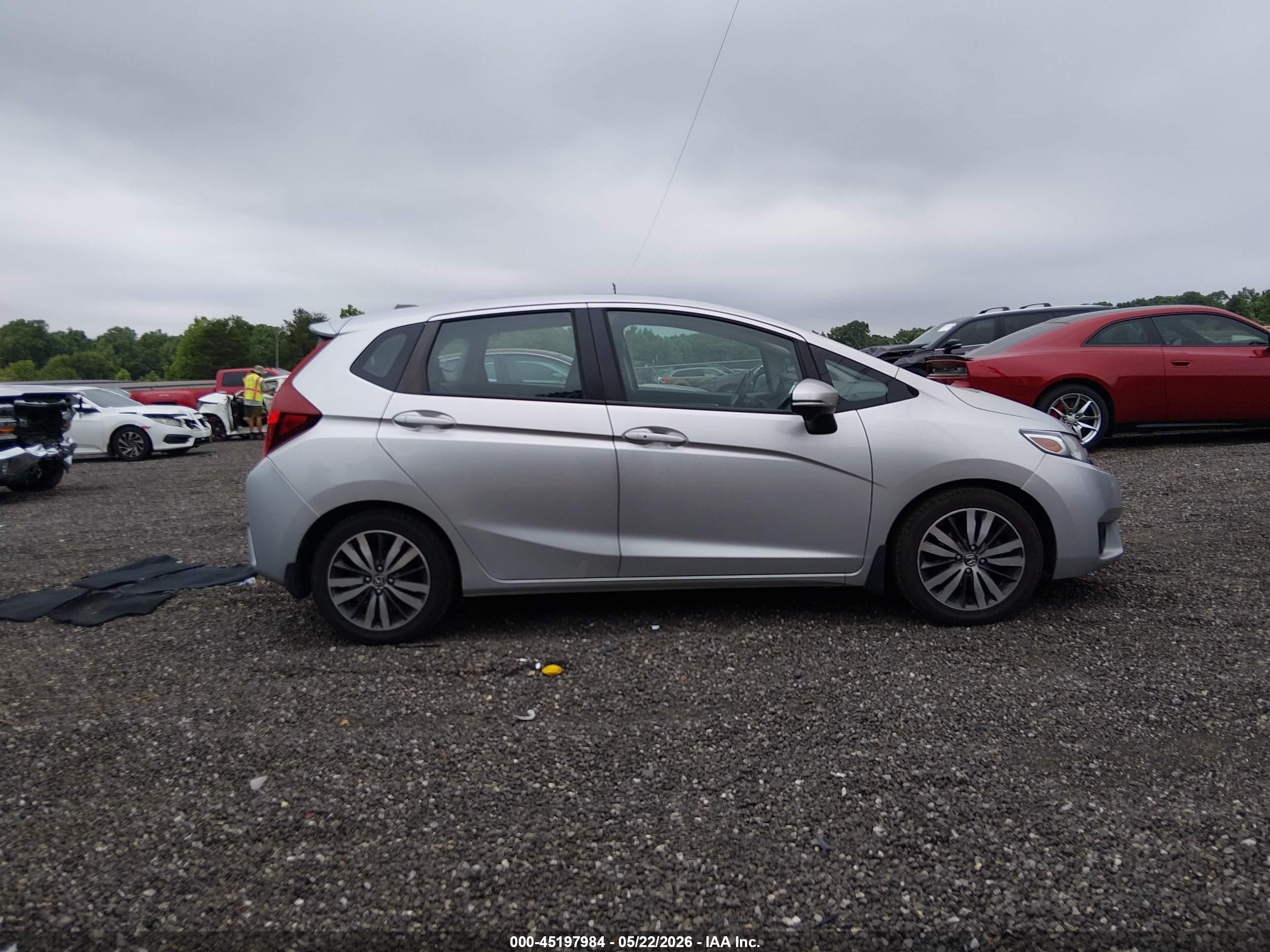 2015 Honda Fit Ex/ex-l Silver vin: 3HGGK5H82FM710301