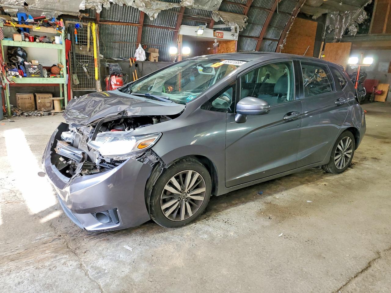 2015 Honda Fit Ex Charcoal vin: 3HGGK5H82FM711271