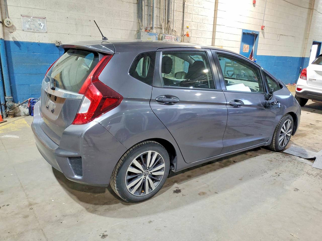 2015 Honda Fit Ex Gray vin: 3HGGK5H82FM715269