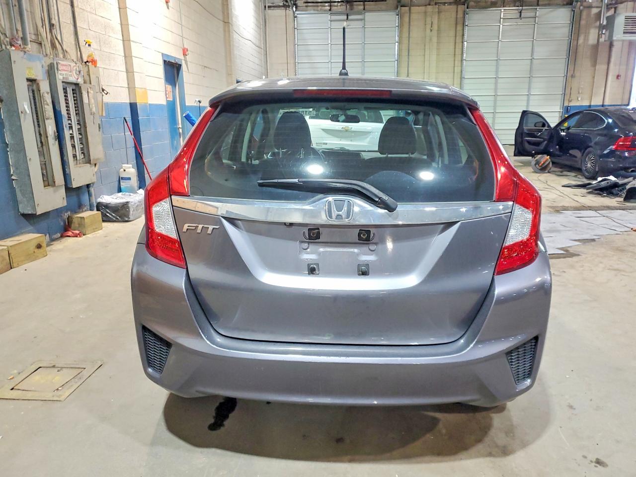 2015 Honda Fit Ex Gray vin: 3HGGK5H82FM715269