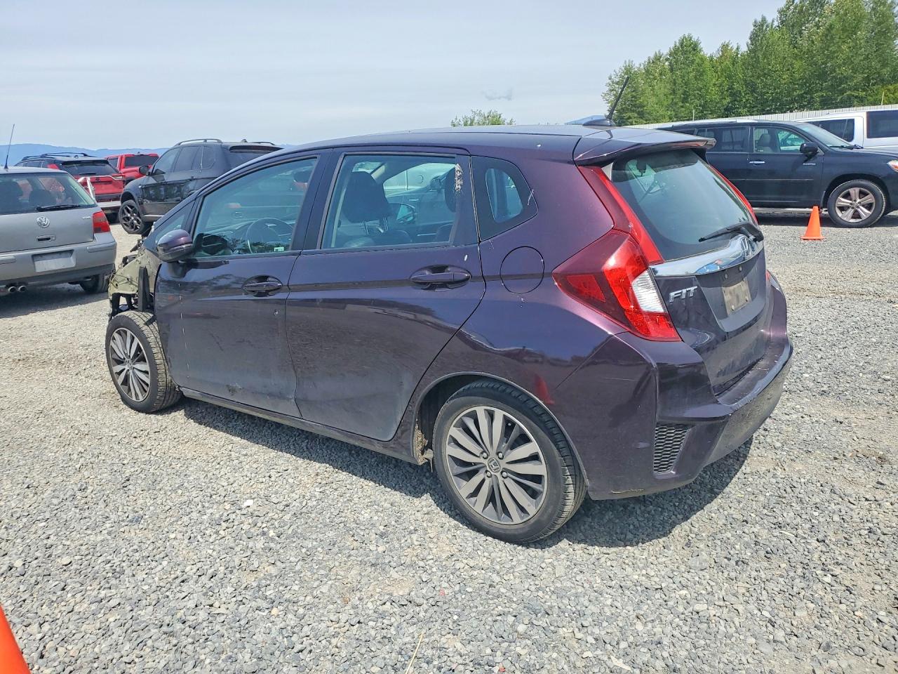 2015 Honda Fit Ex Фиолетовый vin: 3HGGK5H82FM730743
