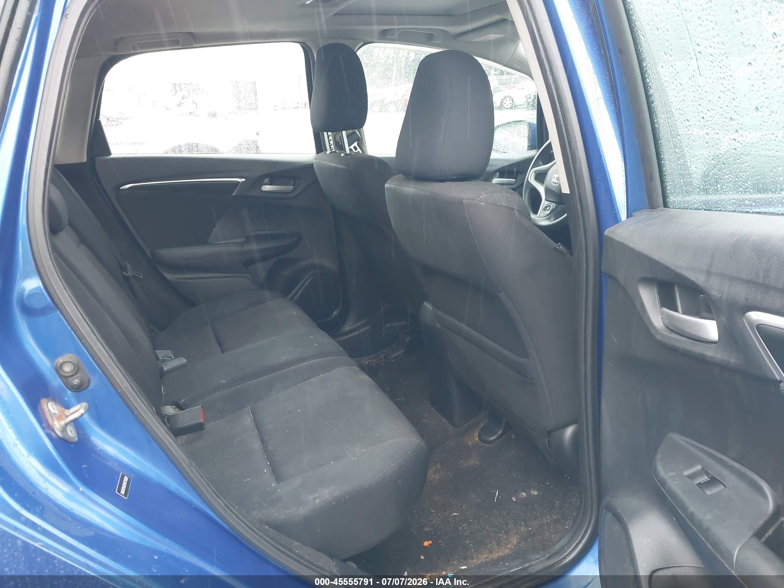 2015 Honda Fit Ex/ex-l Синий vin: 3HGGK5H82FM734629