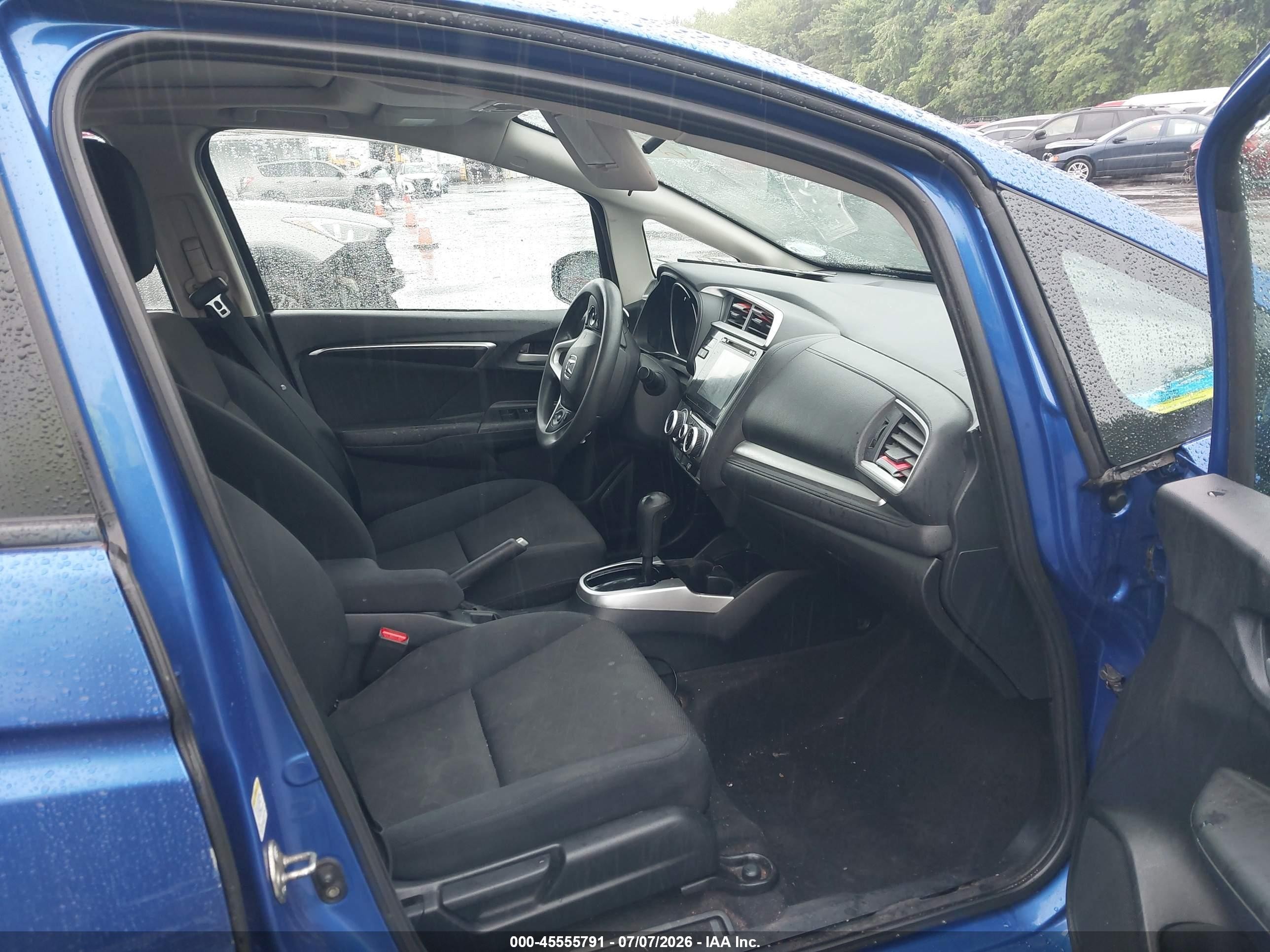 2015 Honda Fit Ex/ex-l Синий vin: 3HGGK5H82FM734629