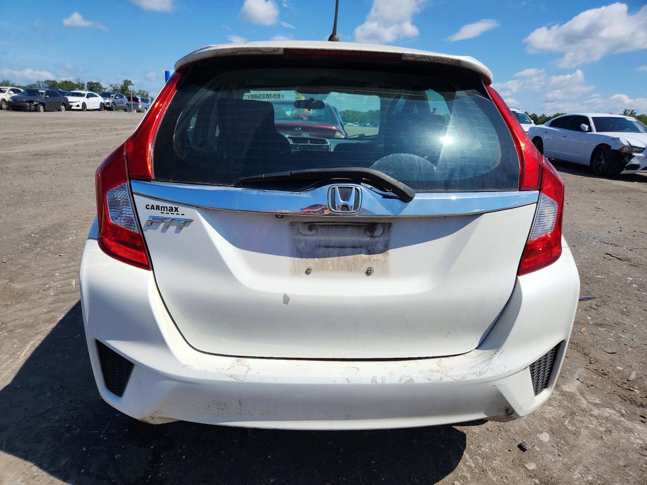 2015 Honda Fit Ex White vin: 3HGGK5H82FM736462