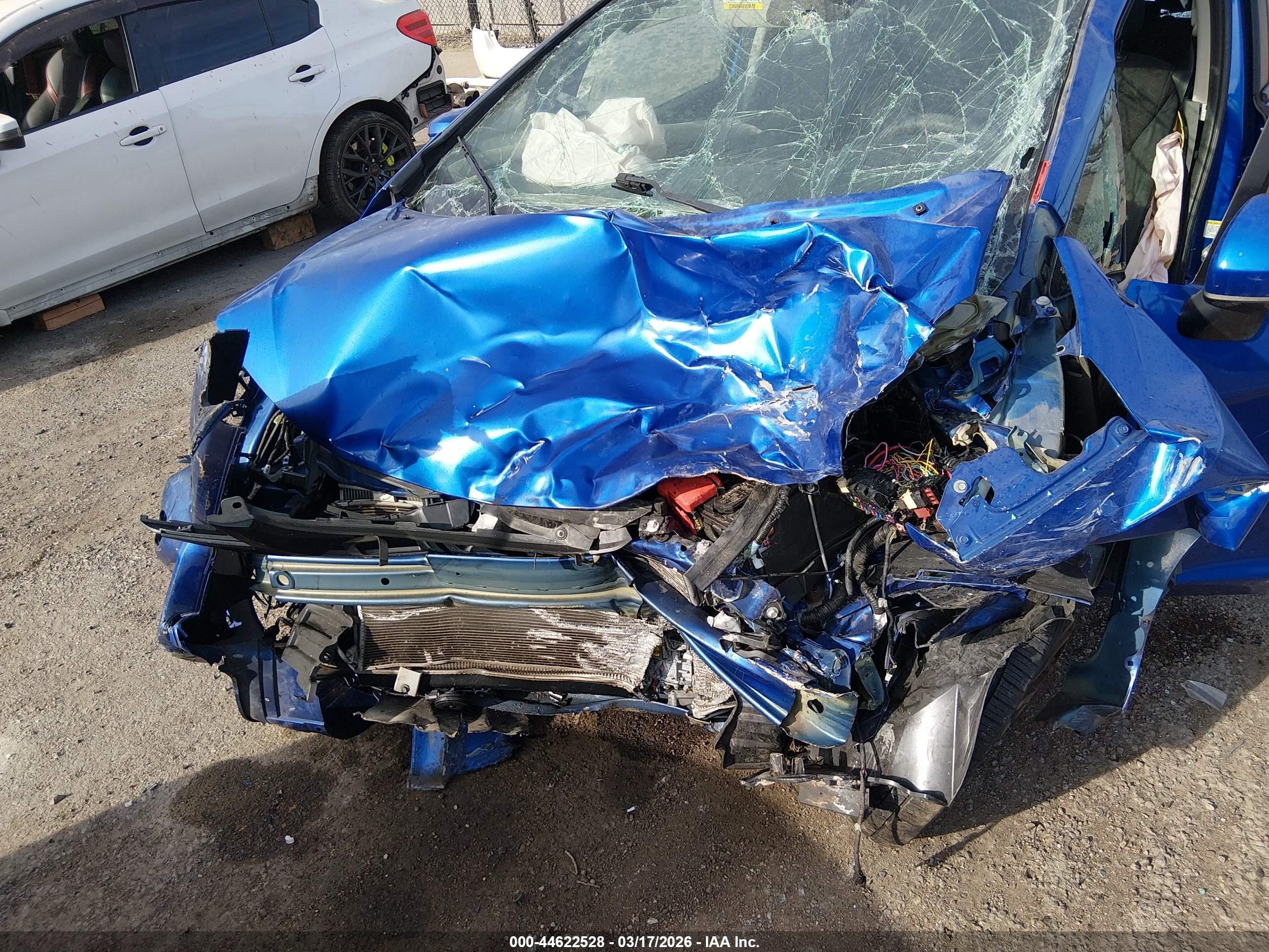 2015 Honda Fit Ex/ex-l Blue vin: 3HGGK5H82FM745808