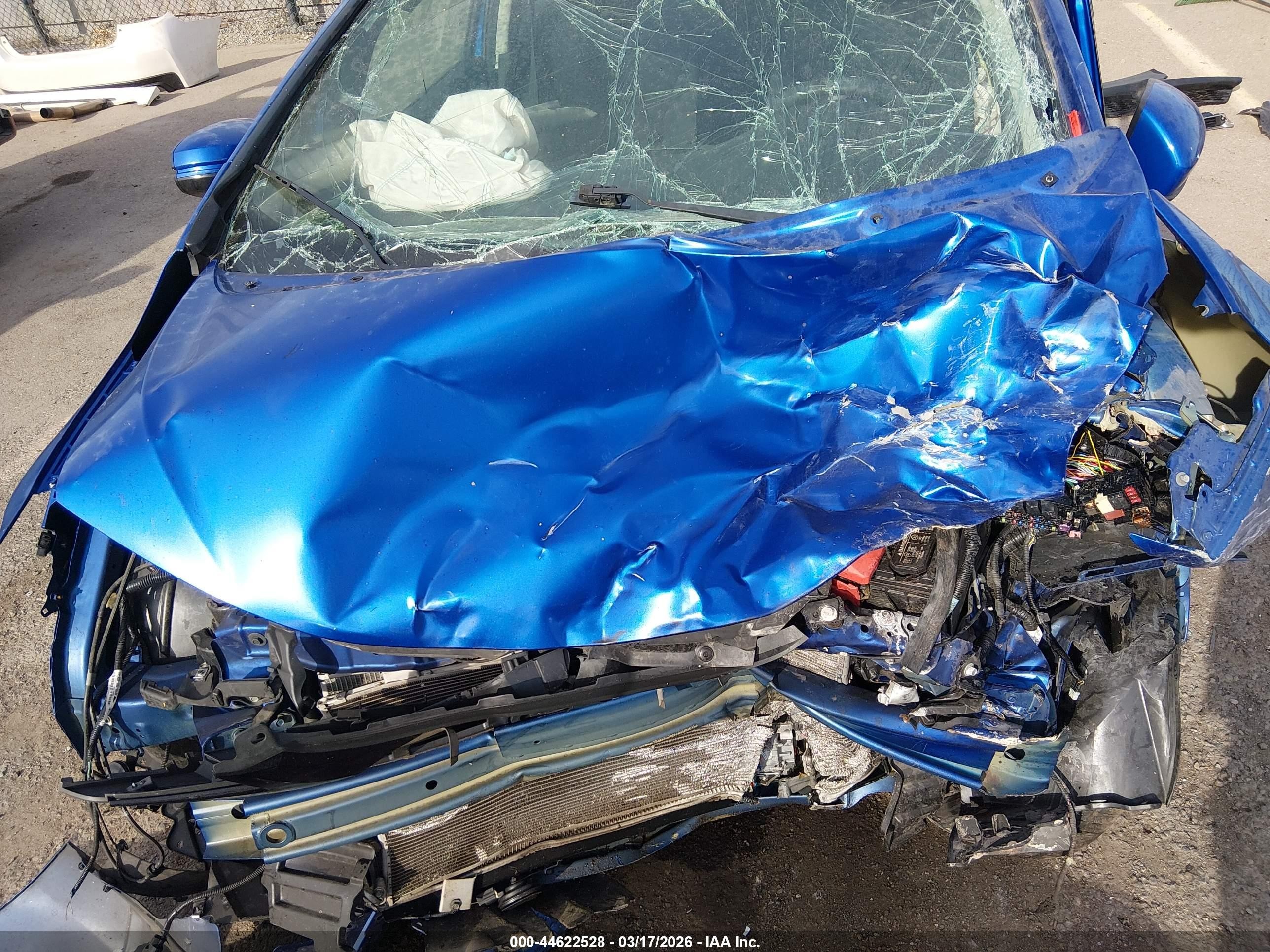 2015 Honda Fit Ex/ex-l Blue vin: 3HGGK5H82FM745808
