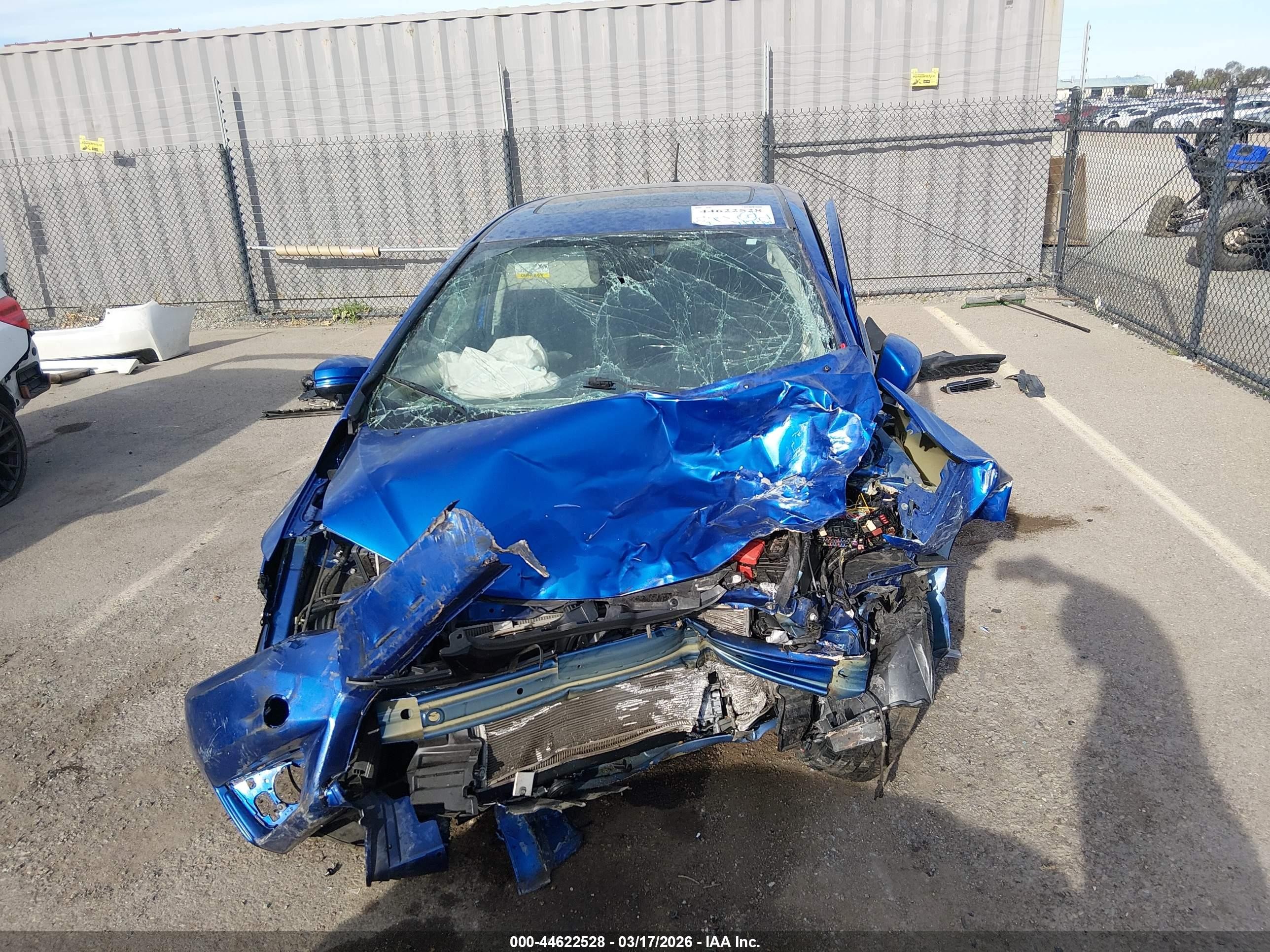 2015 Honda Fit Ex/ex-l Blue vin: 3HGGK5H82FM745808