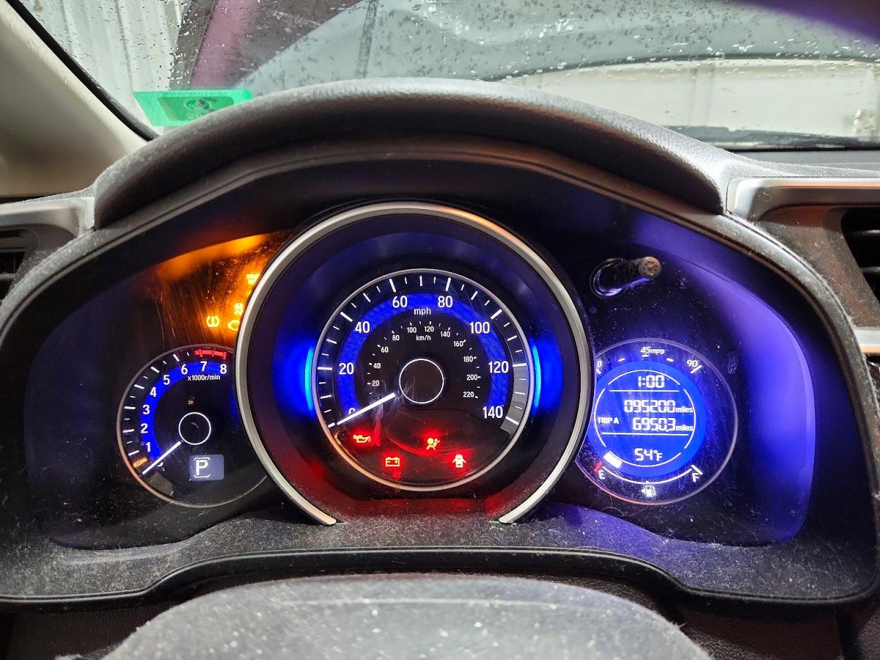 2015 Honda Fit Ex Фиолетовый vin: 3HGGK5H82FM746795