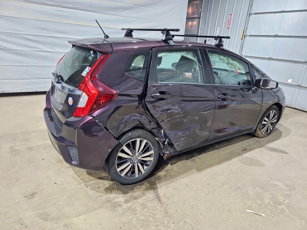 2015 Honda Fit Ex Фиолетовый vin: 3HGGK5H82FM746795