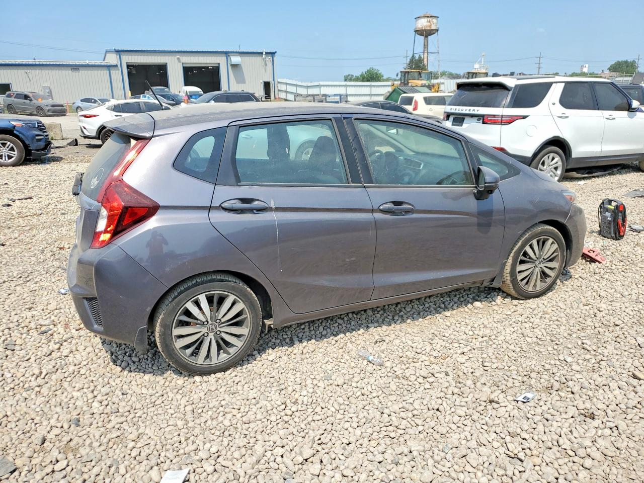 2015 Honda Fit Ex Gray vin: 3HGGK5H82FM747008