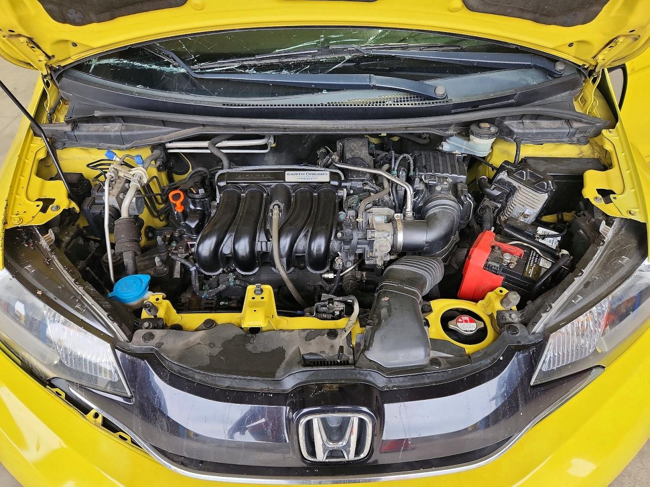 2015 Honda Fit Ex Yellow vin: 3HGGK5H82FM751169
