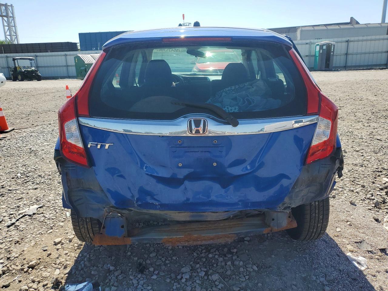 2015 Honda Fit Ex Blue vin: 3HGGK5H82FM752502