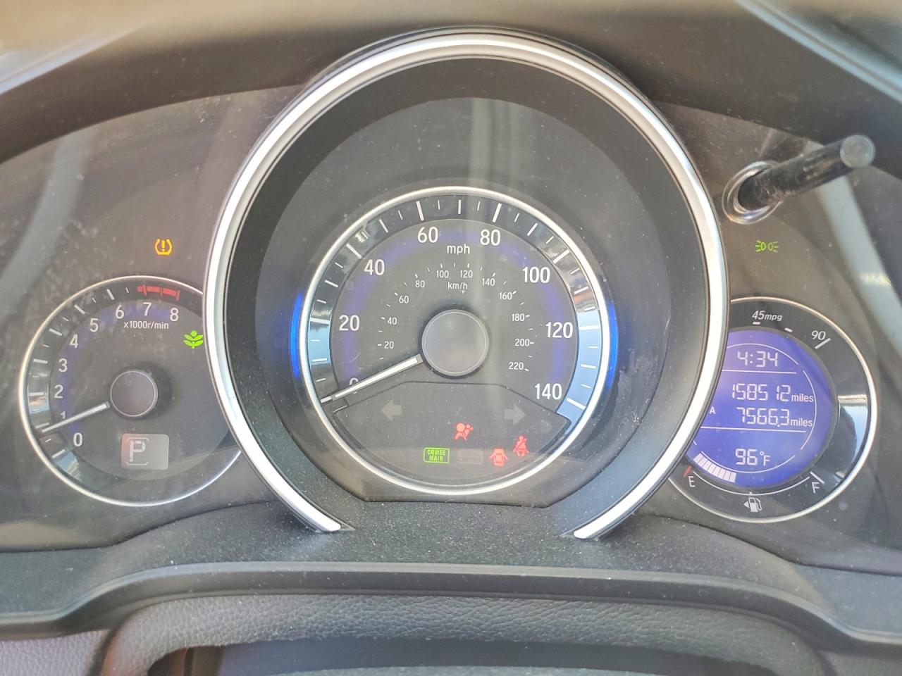 2015 Honda Fit Ex Blue vin: 3HGGK5H82FM752502