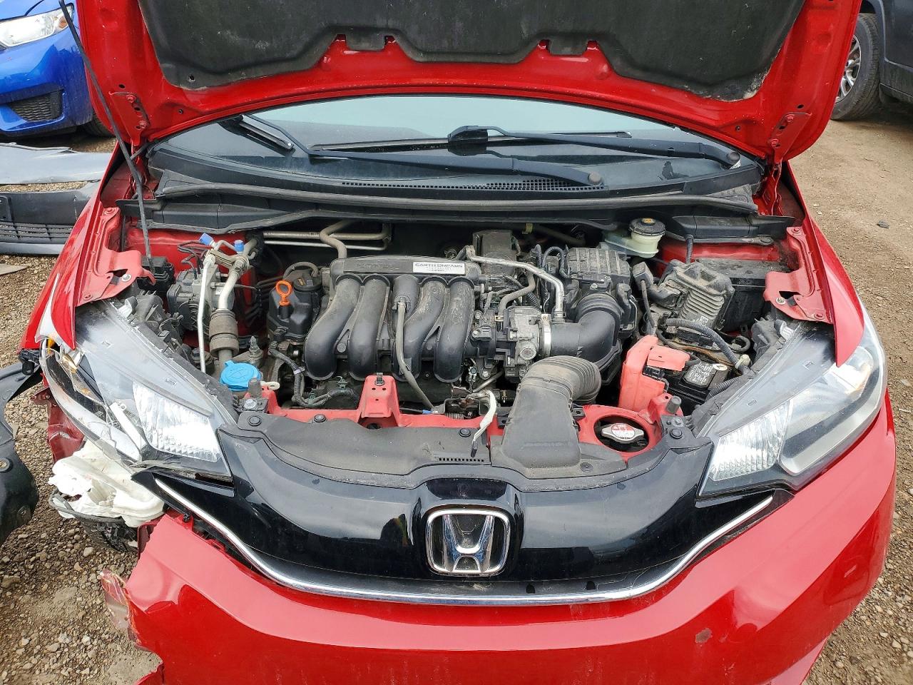 2015 Honda Fit Ex Red vin: 3HGGK5H82FM761264