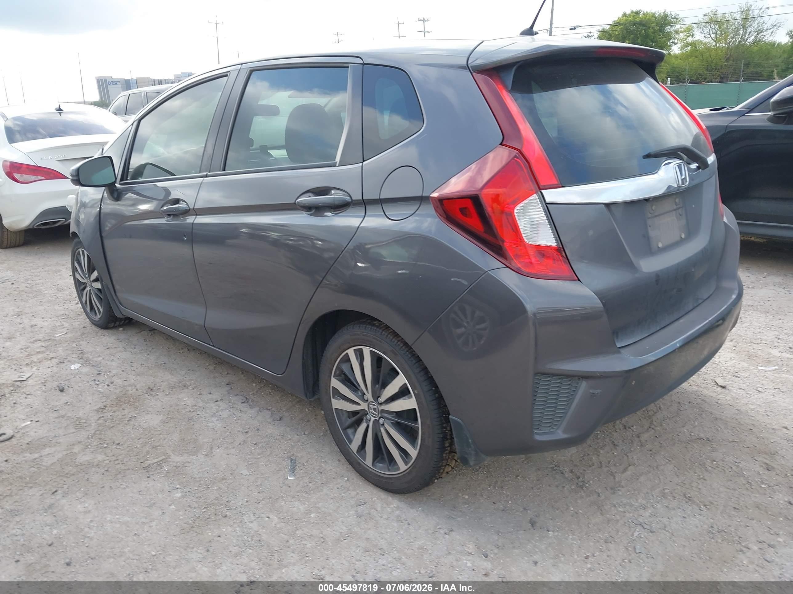 2015 Honda Fit Ex/ex-l Gray vin: 3HGGK5H82FM762754