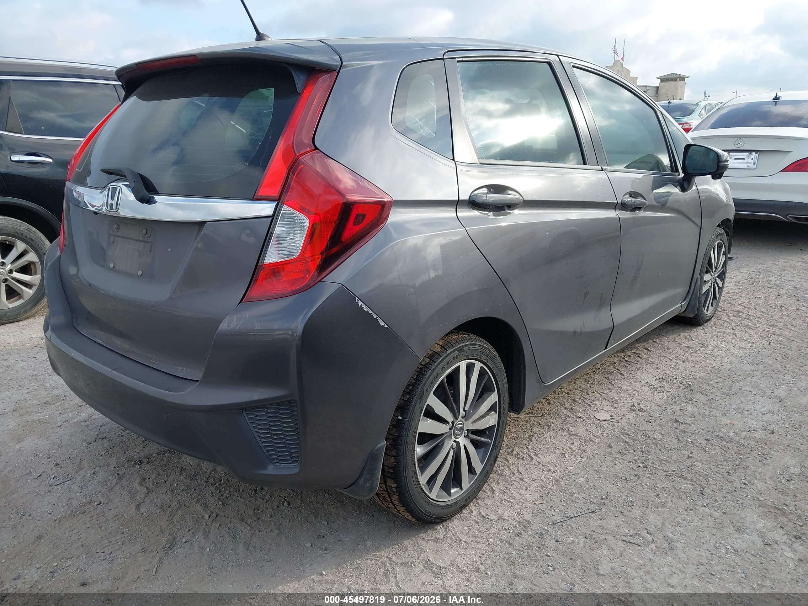 2015 Honda Fit Ex/ex-l Gray vin: 3HGGK5H82FM762754