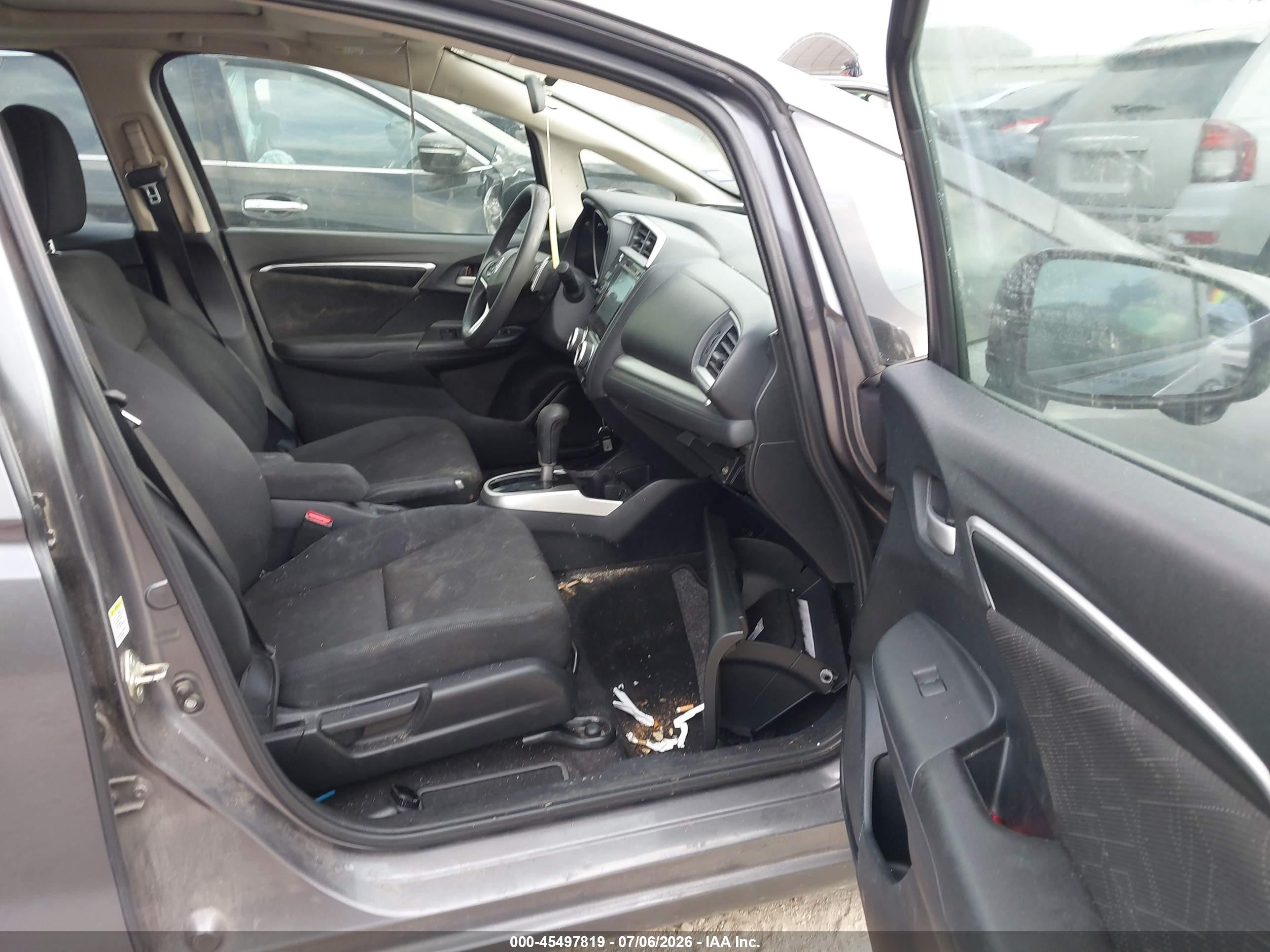 2015 Honda Fit Ex/ex-l Gray vin: 3HGGK5H82FM762754