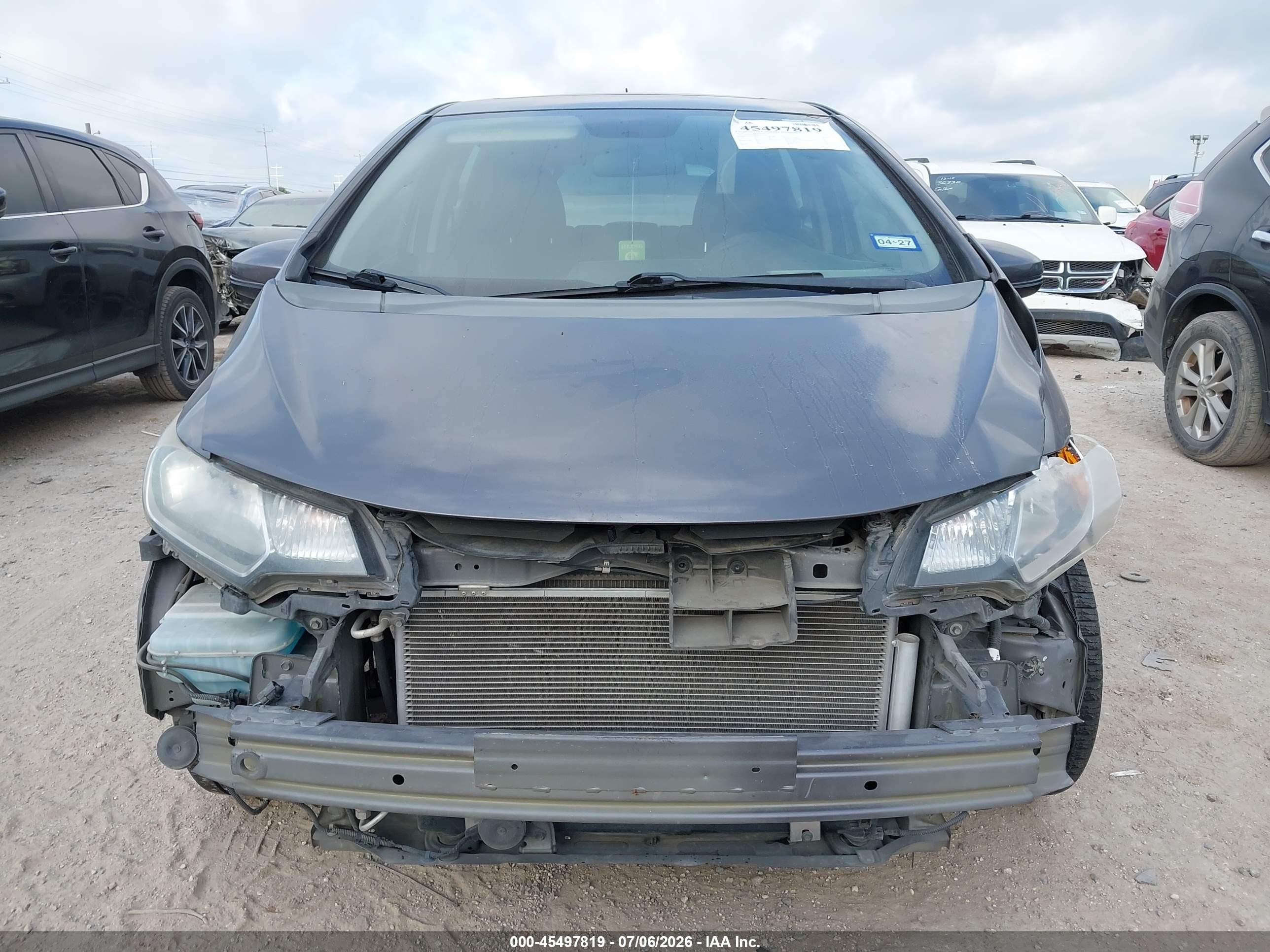 2015 Honda Fit Ex/ex-l Gray vin: 3HGGK5H82FM762754
