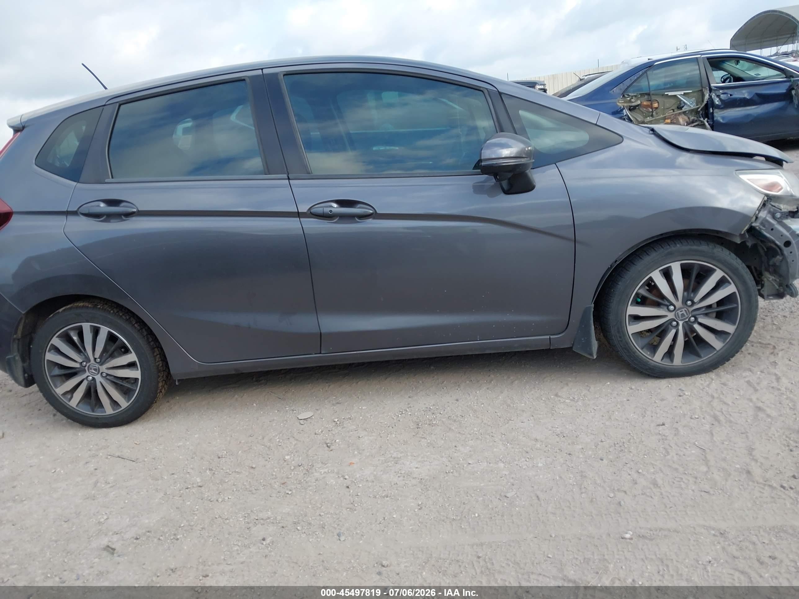 2015 Honda Fit Ex/ex-l Gray vin: 3HGGK5H82FM762754