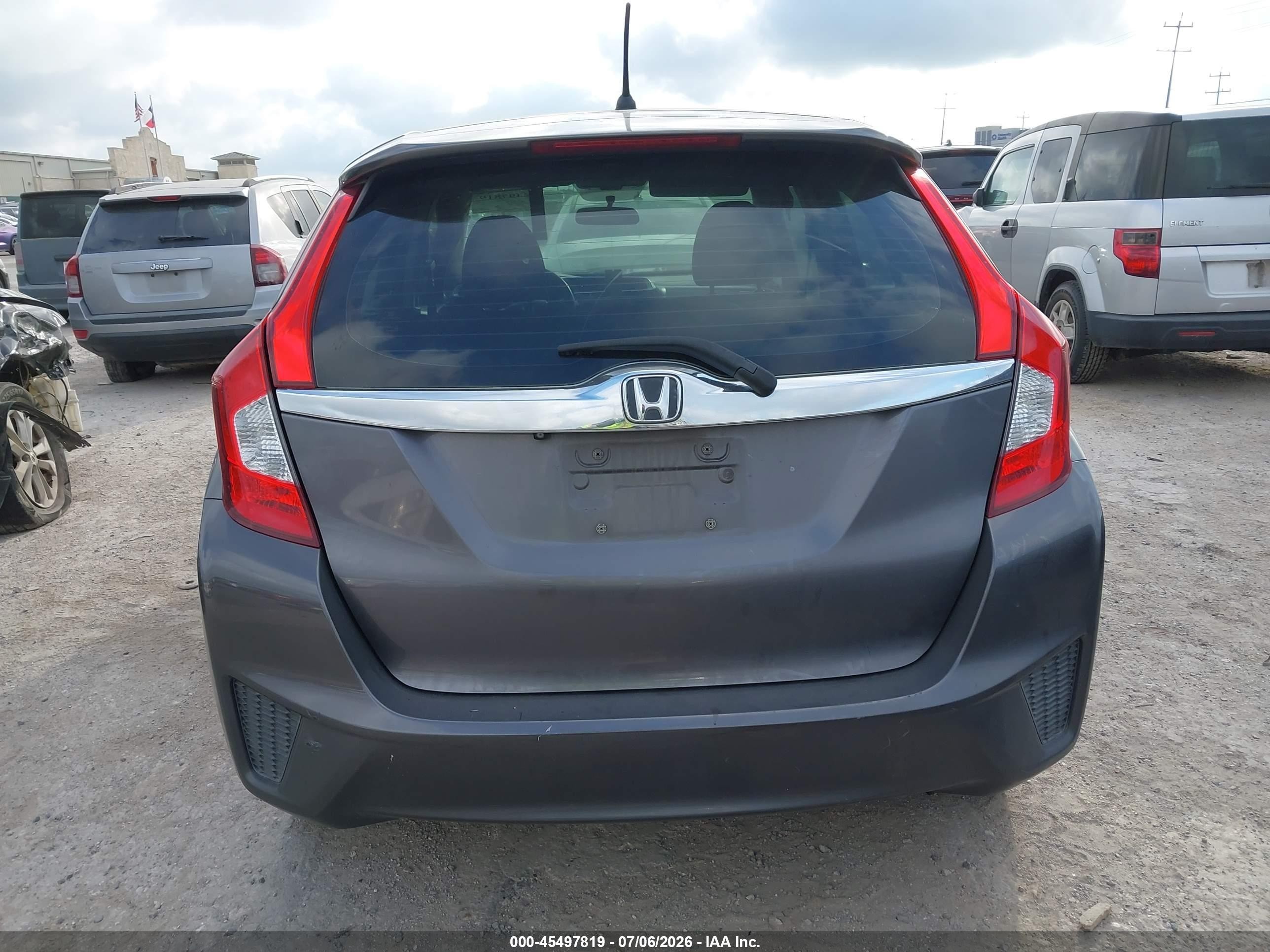2015 Honda Fit Ex/ex-l Gray vin: 3HGGK5H82FM762754
