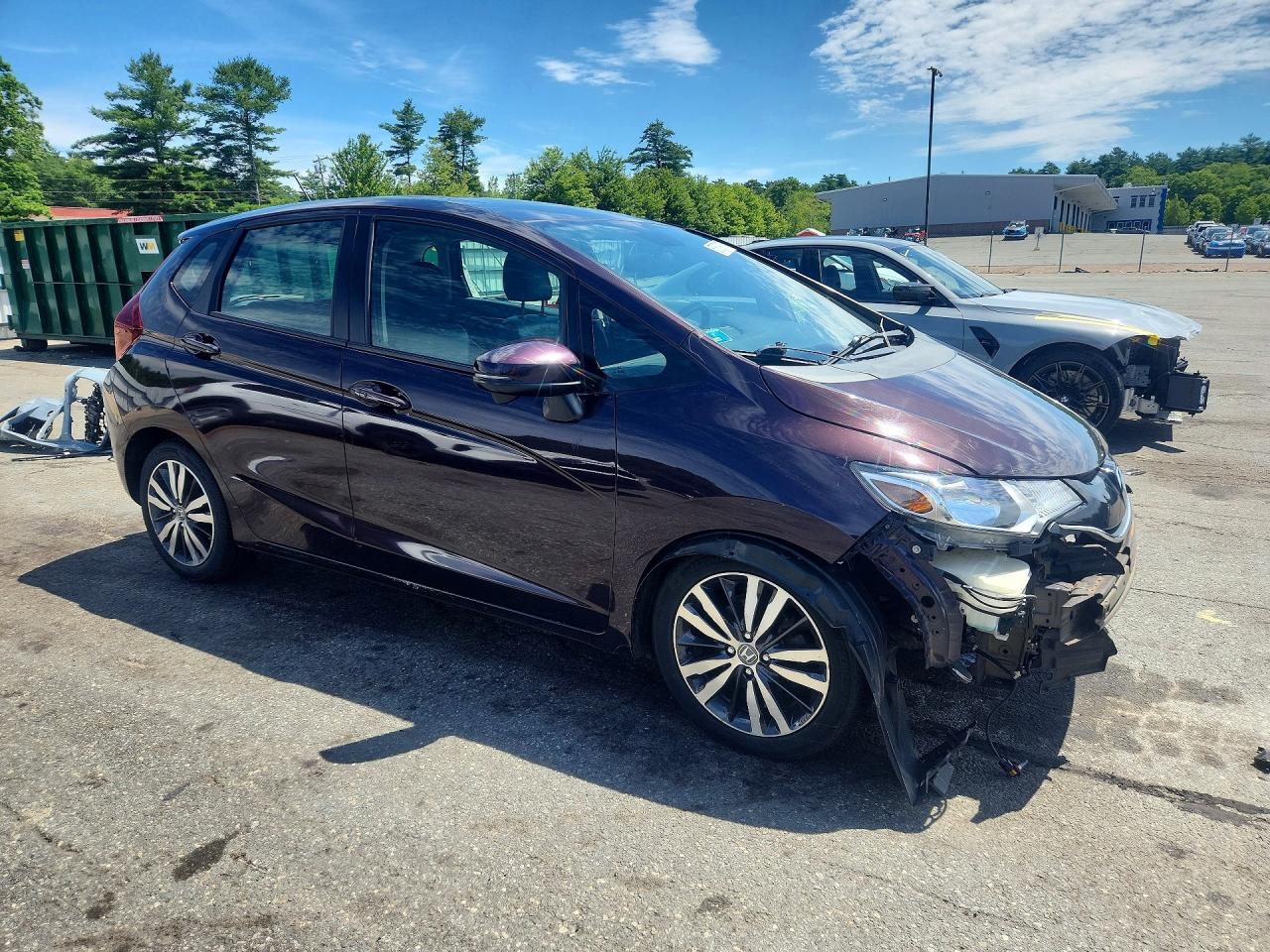 2015 Honda Fit Ex Purple vin: 3HGGK5H82FM766786