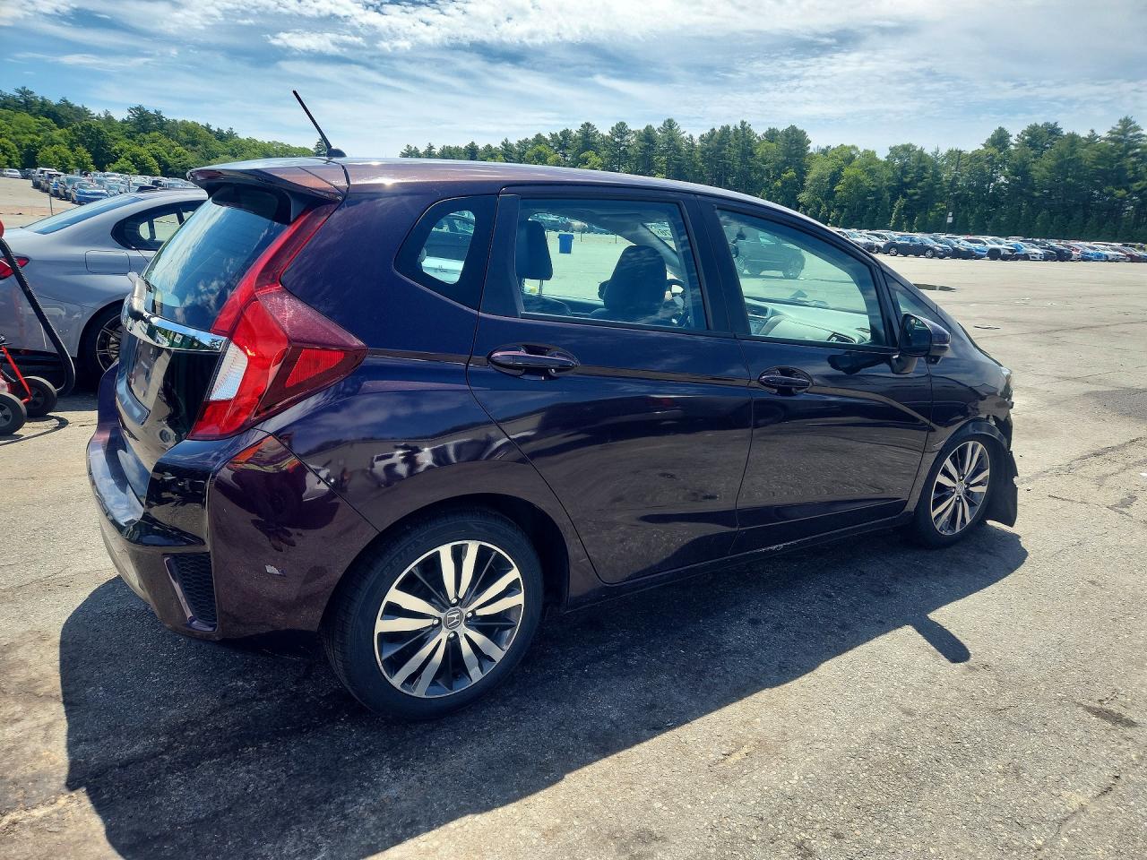 2015 Honda Fit Ex Purple vin: 3HGGK5H82FM766786