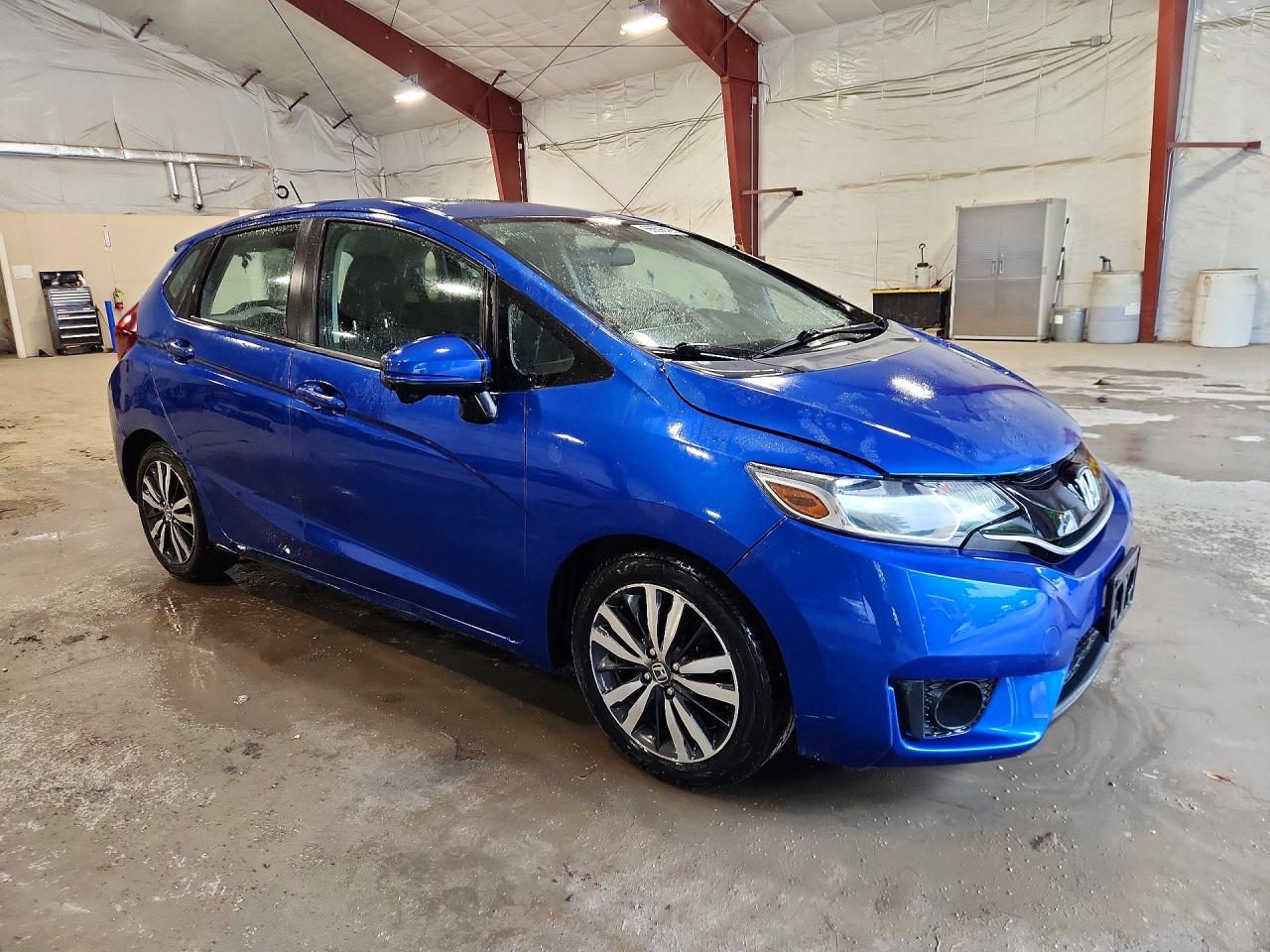 2015 Honda Fit Ex Blue vin: 3HGGK5H82FM771020