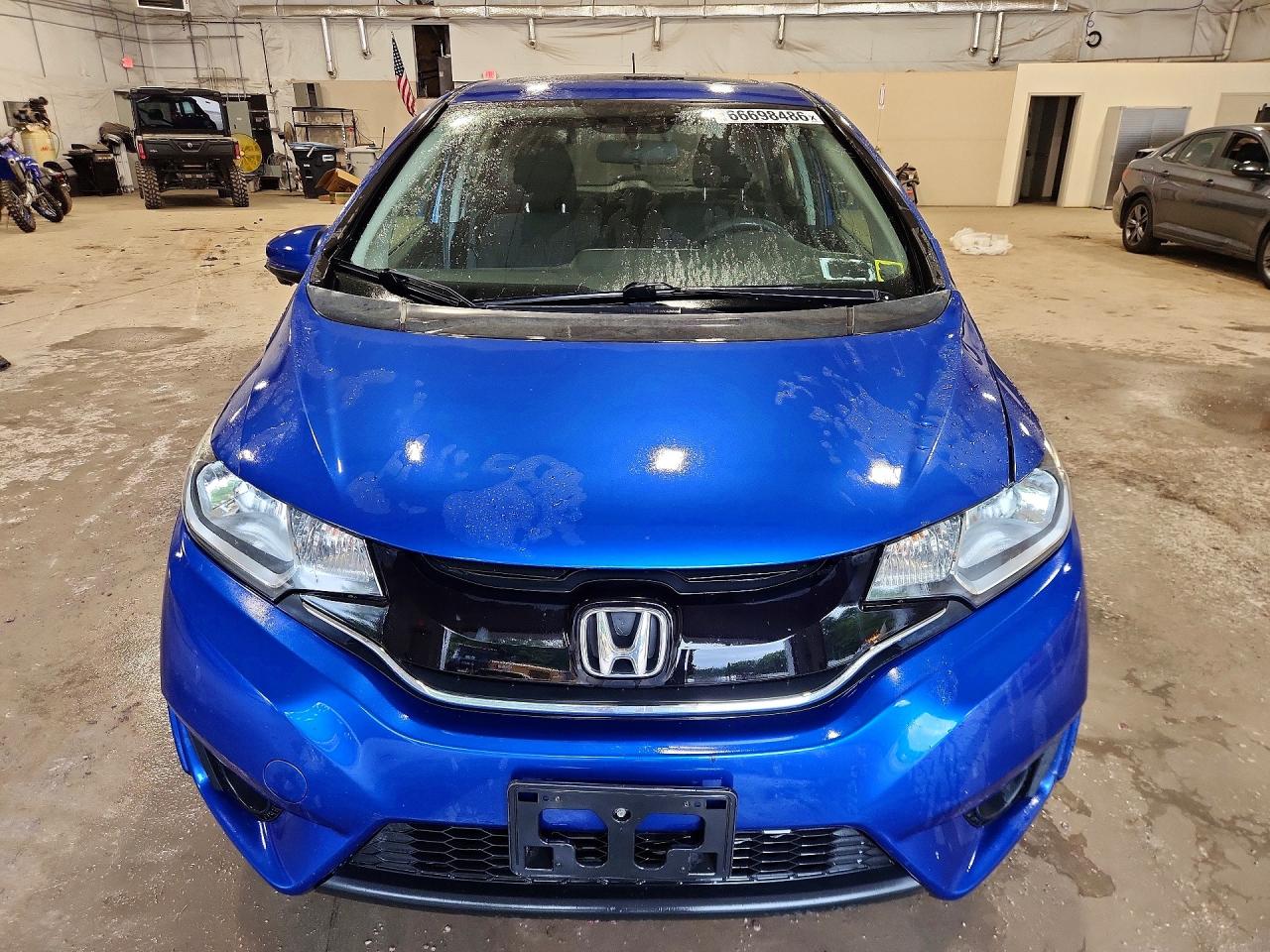 2015 Honda Fit Ex Blue vin: 3HGGK5H82FM771020
