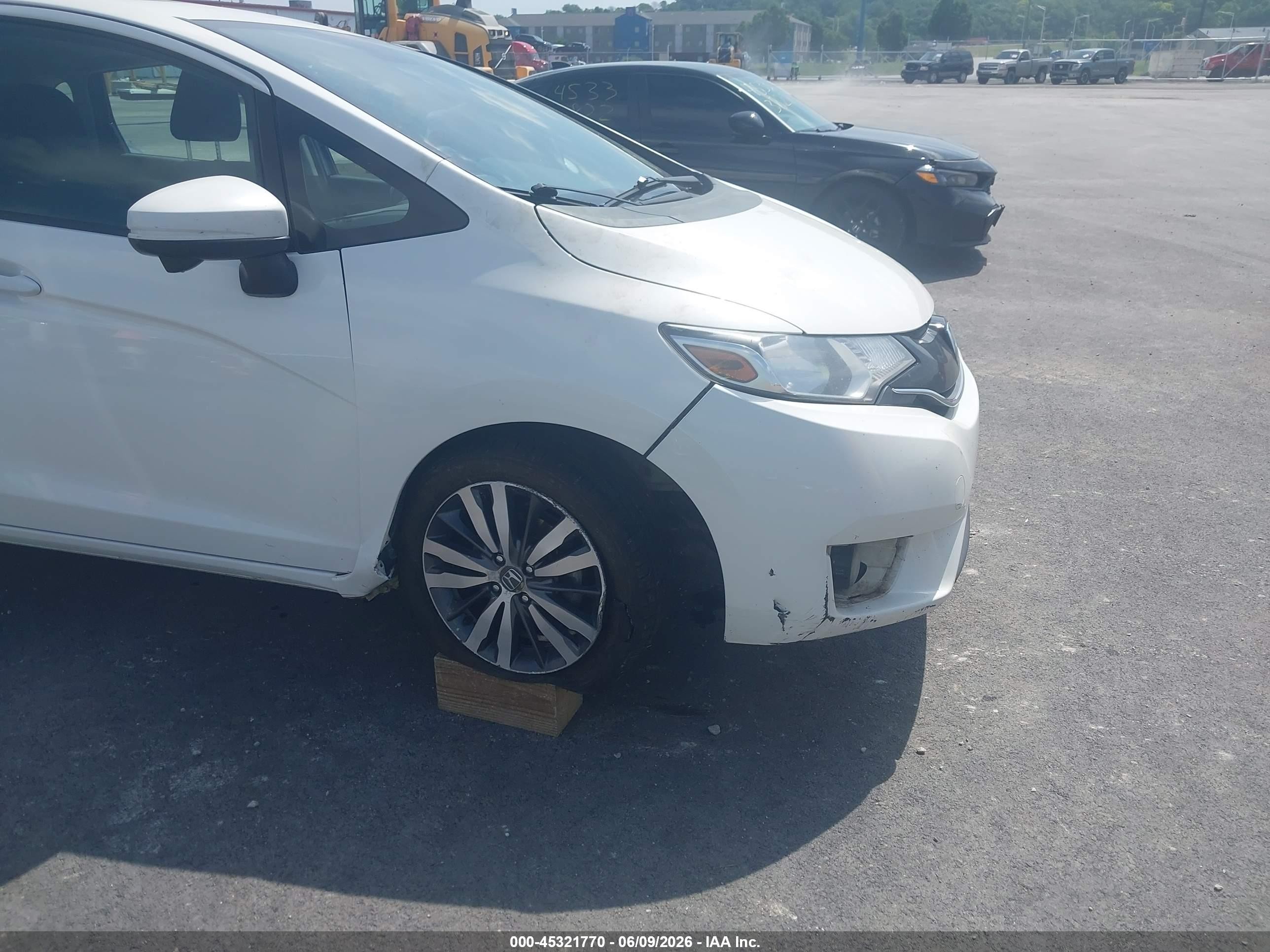 2015 Honda Fit Ex/ex-l White vin: 3HGGK5H82FM786942