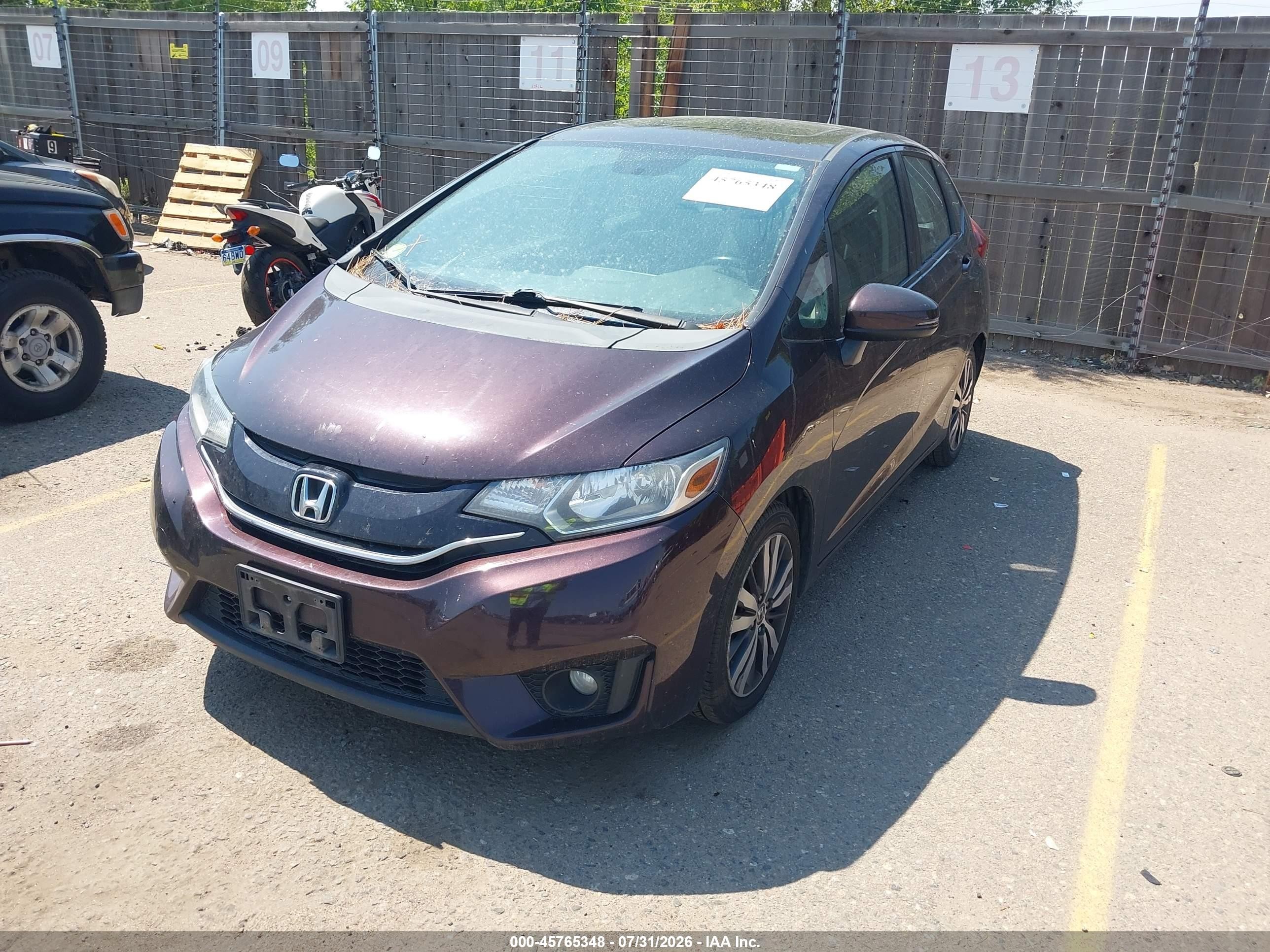 2015 Honda Fit Ex/exl Black vin: 3HGGK5H82FM710945