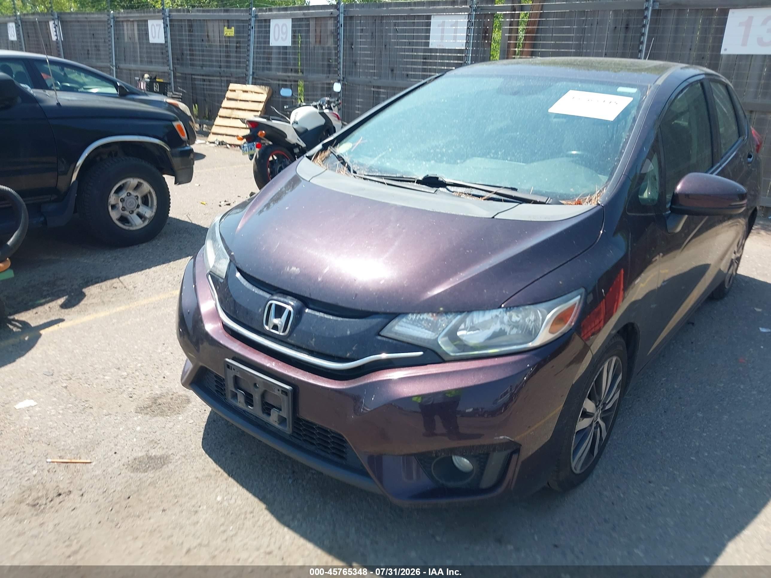 2015 Honda Fit Ex/exl Black vin: 3HGGK5H82FM710945