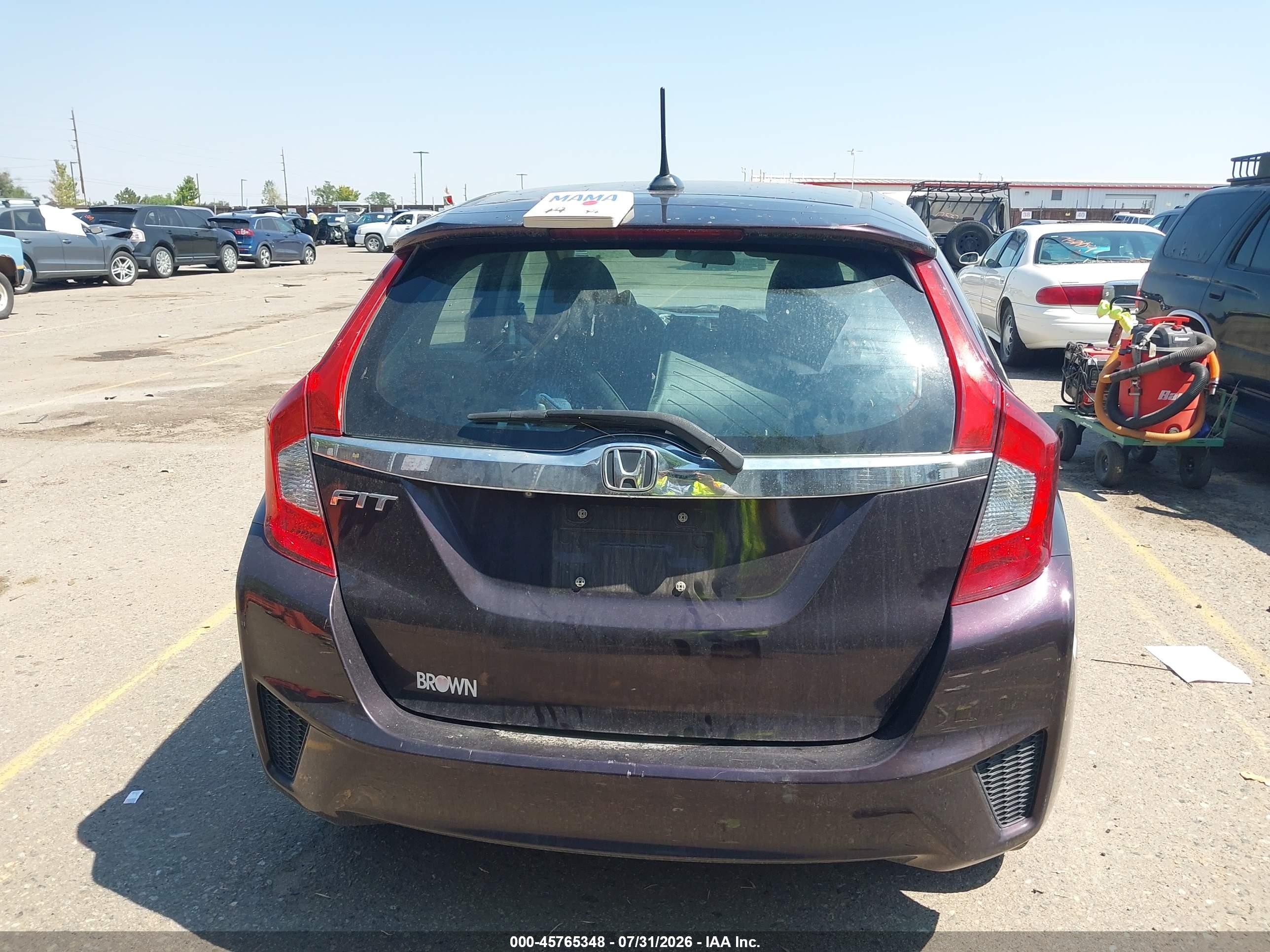 2015 Honda Fit Ex/exl Black vin: 3HGGK5H82FM710945