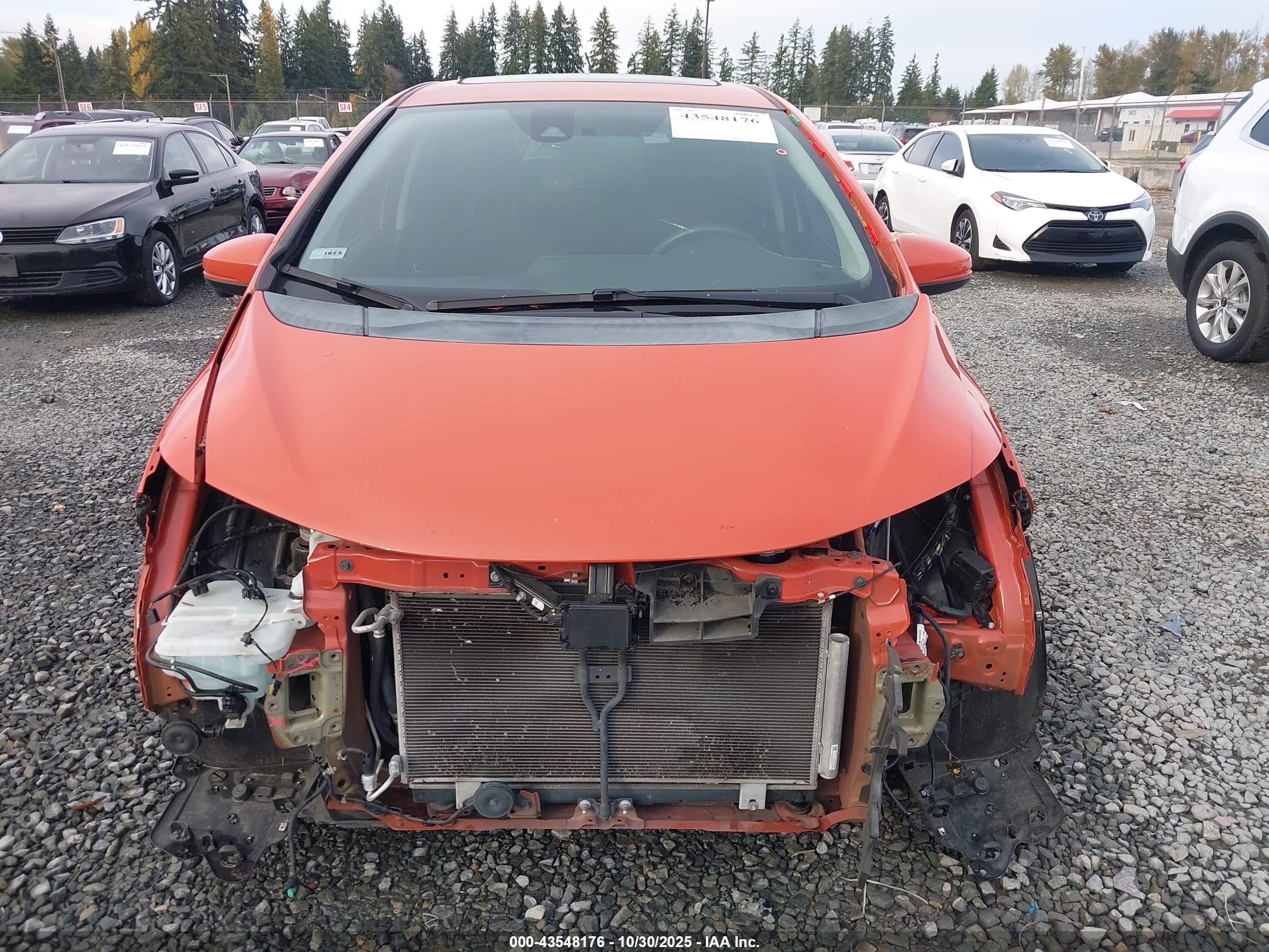 2020 Honda Fit Ex Orange vin: 3HGGK5H82LM713565
