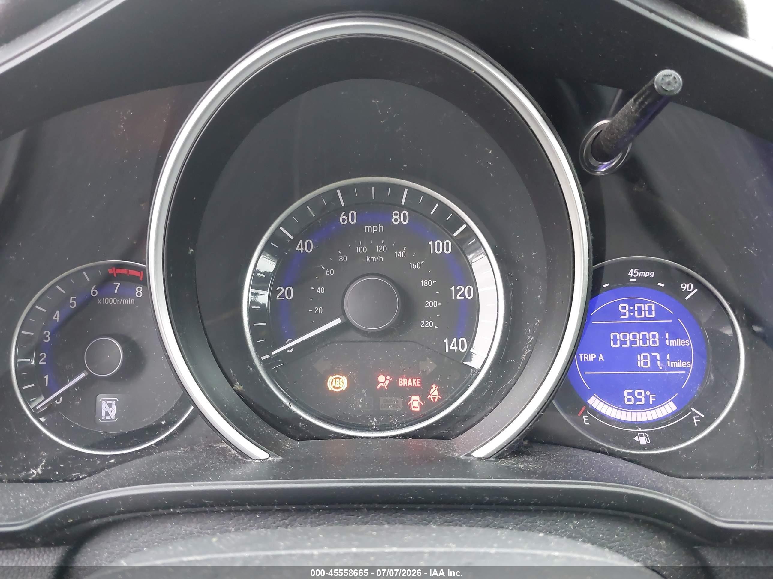 2015 Honda Fit Ex/ex-l Красный vin: 3HGGK5H83FM702739