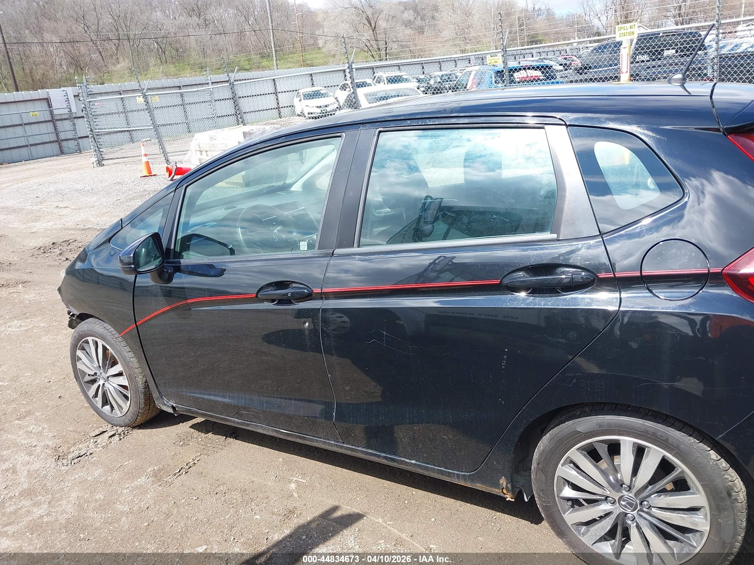 2015 Honda Fit Ex/ex-l Black vin: 3HGGK5H83FM702966