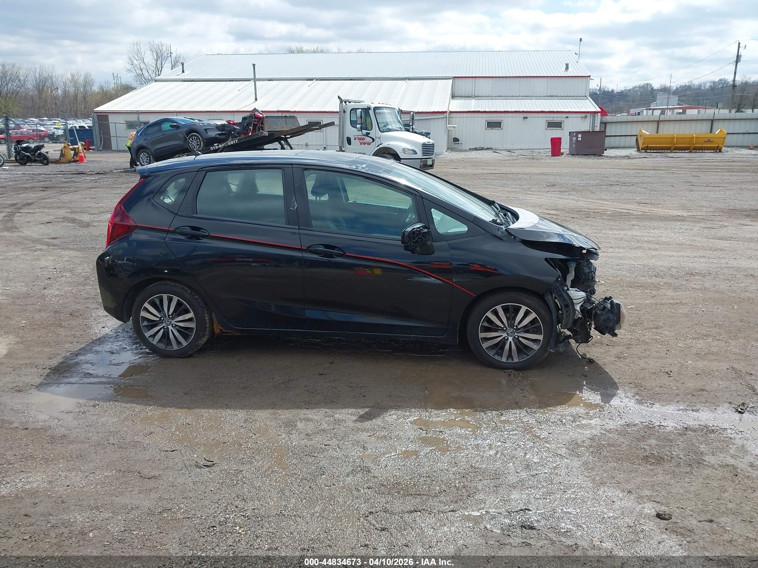 2015 Honda Fit Ex/ex-l Black vin: 3HGGK5H83FM702966