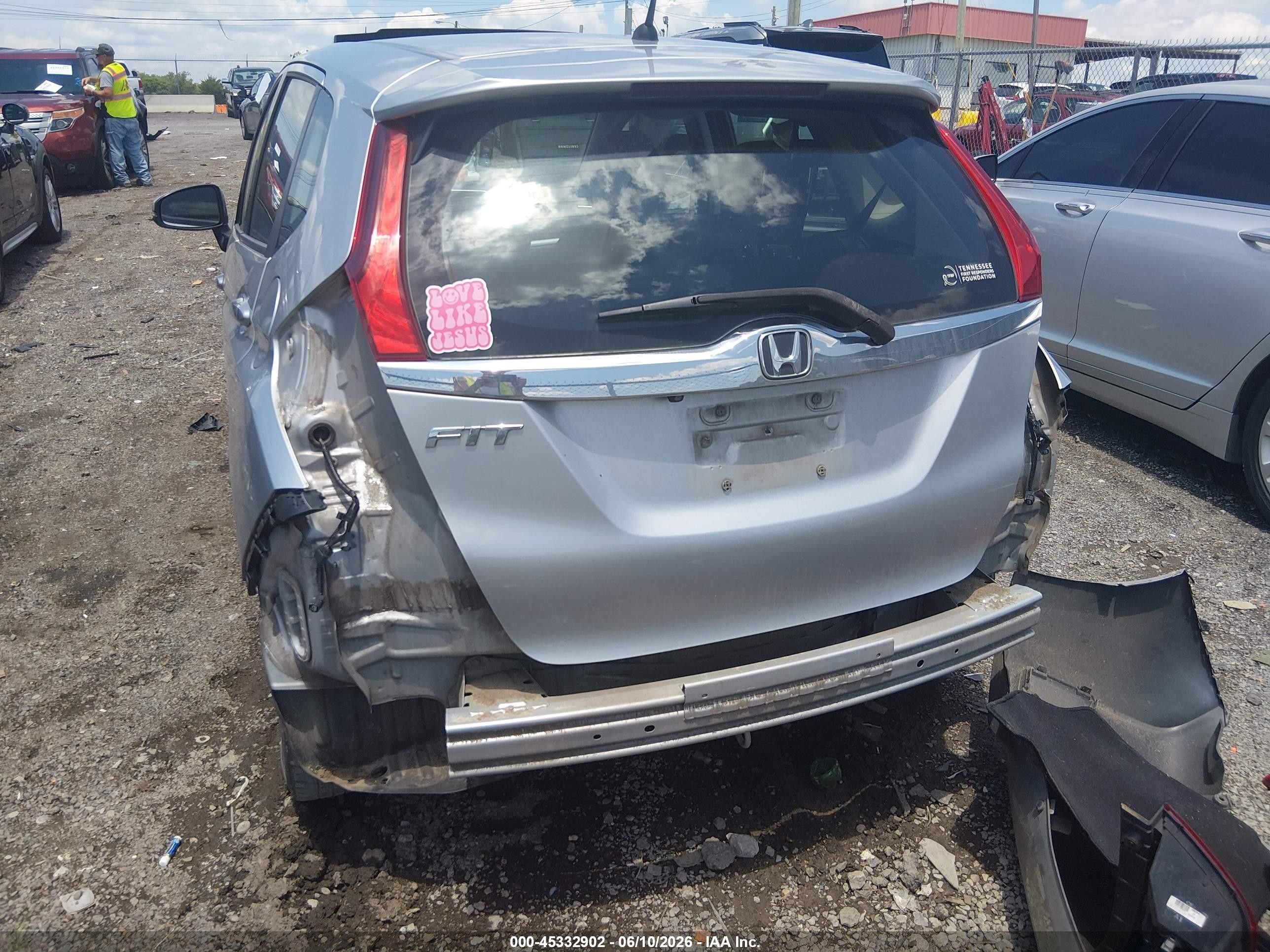 2015 Honda Fit Ex/ex-l Silver vin: 3HGGK5H83FM703180