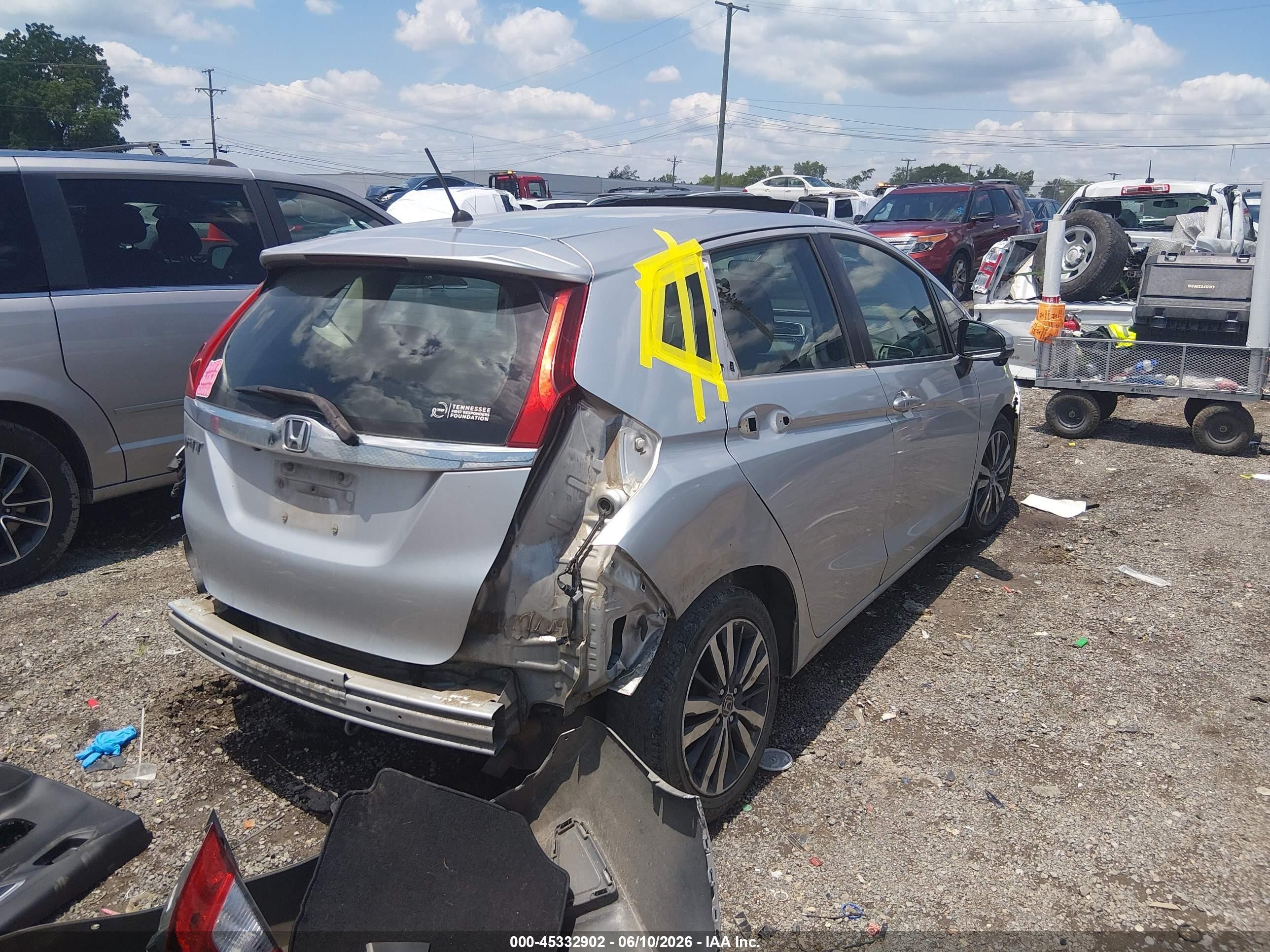 2015 Honda Fit Ex/ex-l Silver vin: 3HGGK5H83FM703180