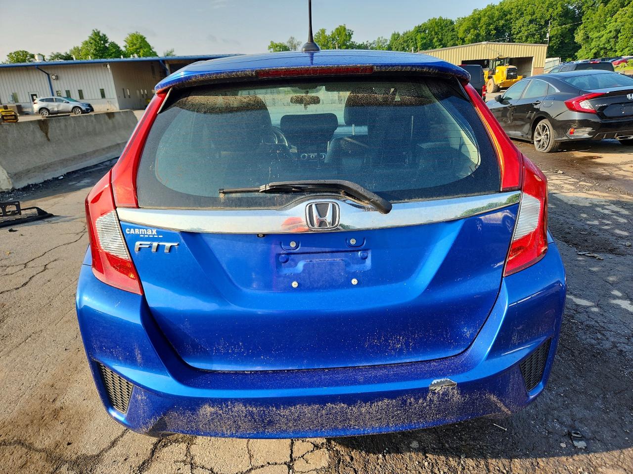 2015 Honda Fit Ex Blue vin: 3HGGK5H83FM710114