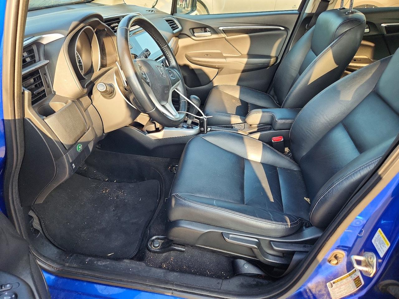 2015 Honda Fit Ex Blue vin: 3HGGK5H83FM710114
