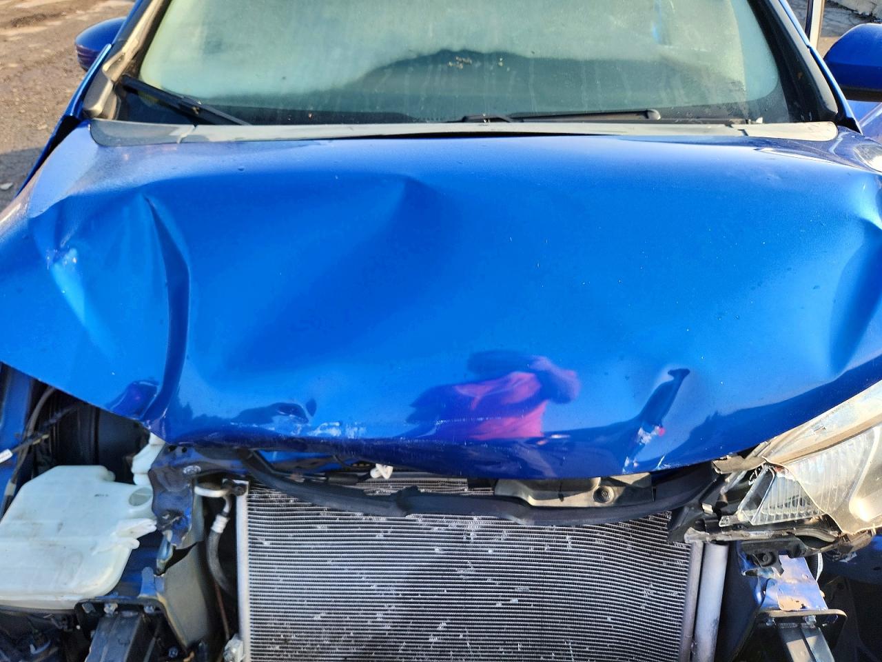 2015 Honda Fit Ex Blue vin: 3HGGK5H83FM710114